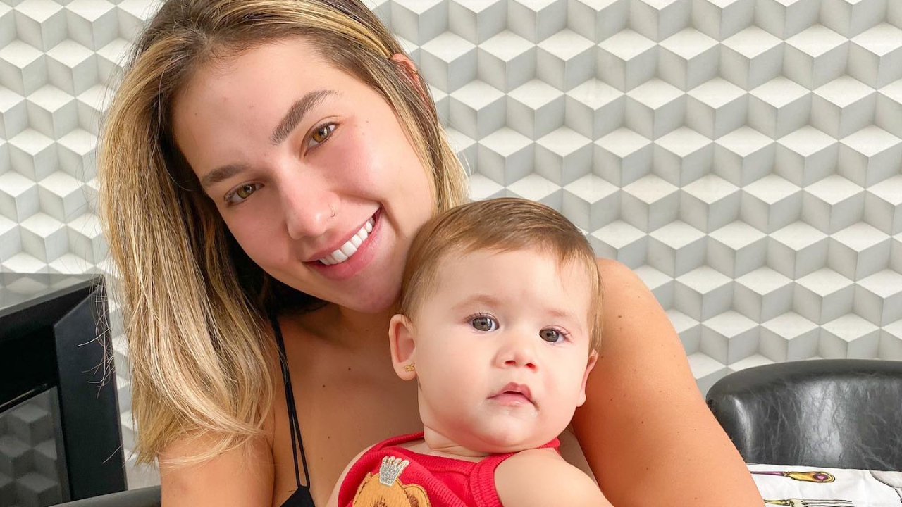 Virginia e Zé Felipe comemoram o aniversário de 9 meses da filha Maria Alice