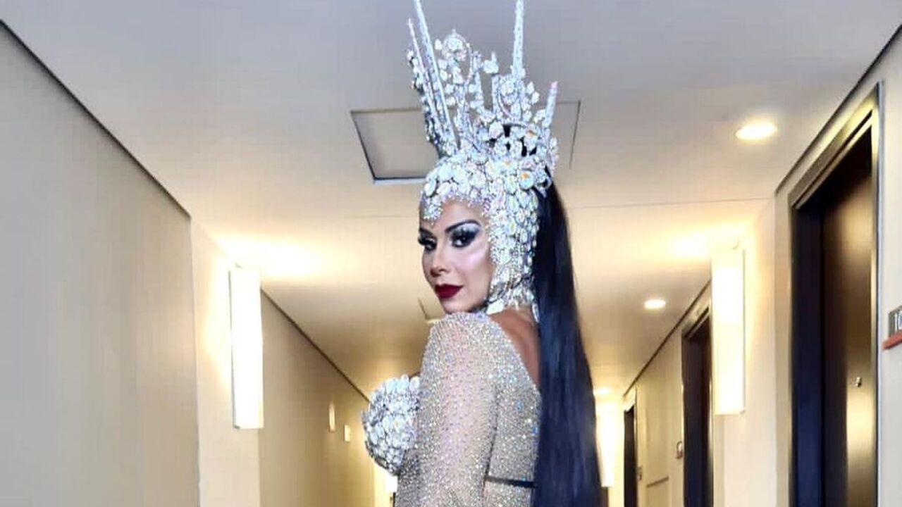 Em look de Carnaval, Viviane Araújo mostra mudança do corpo na gravidez