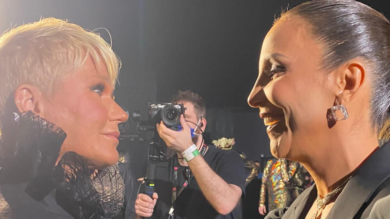 Xuxa Meneghel celebra gravação com Ivete Sangalo e se declara: ”Como eu amo estar do seu lado”