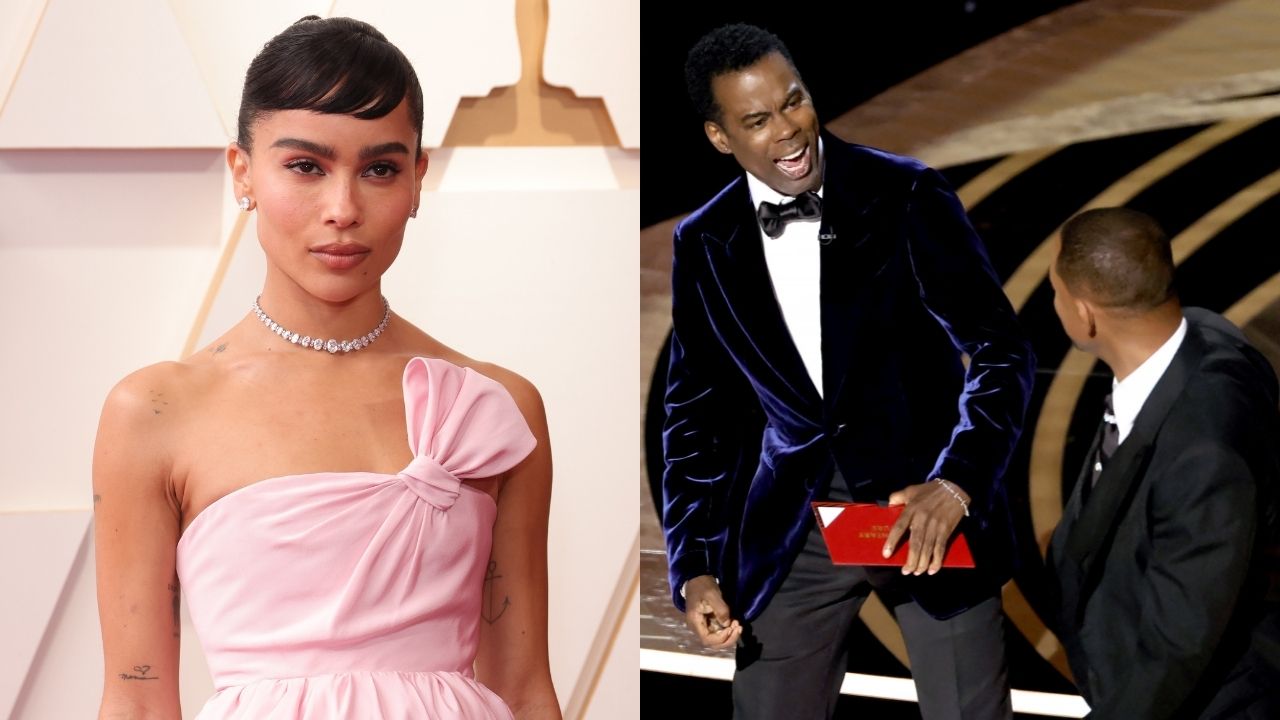 Zoe Kravitz alfineta Will Smith após tapa em Chris Rock