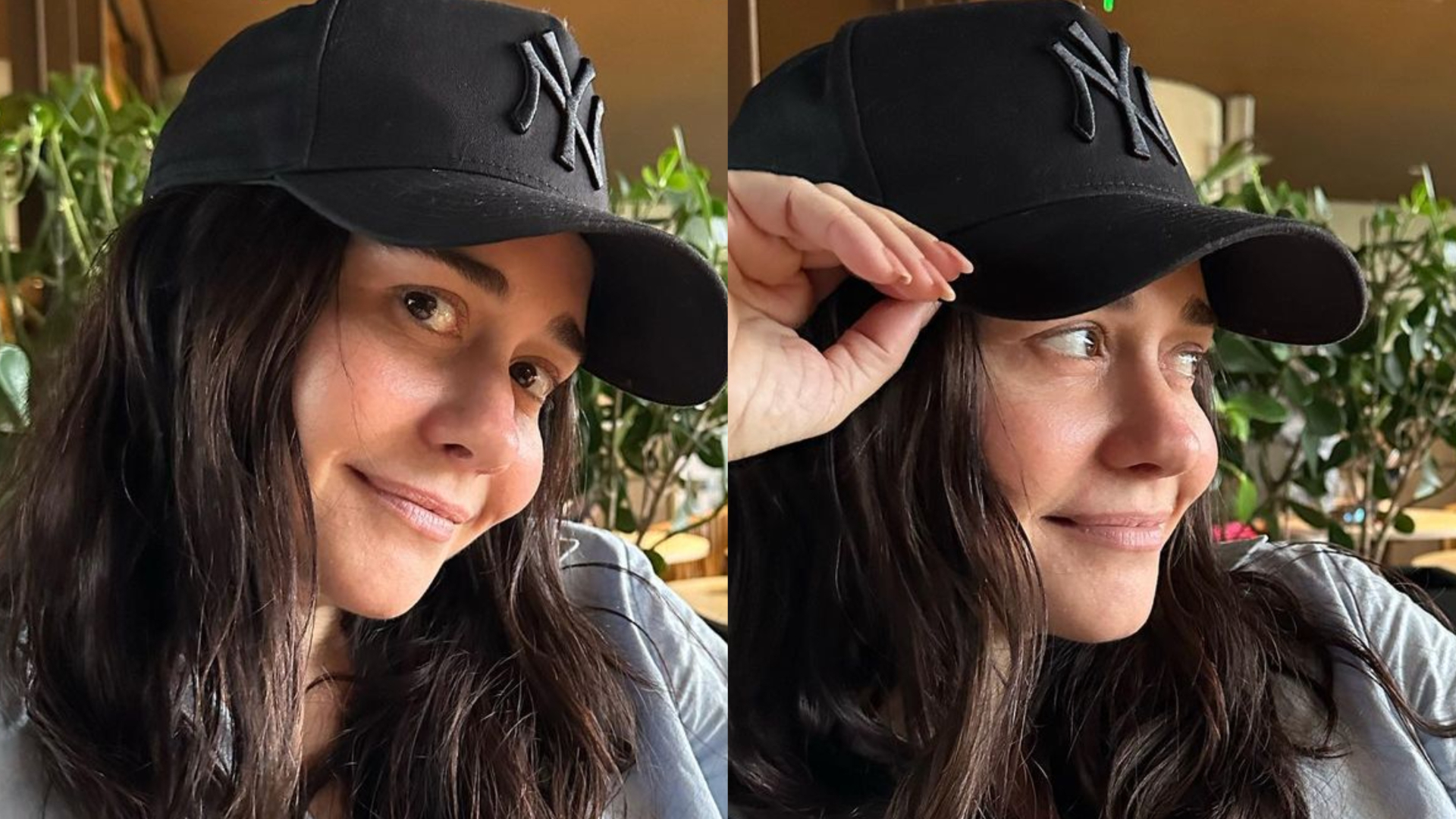 De boné, Alessandra Negrini ostenta beleza natural em novas fotos: ”Nenhum defeito”