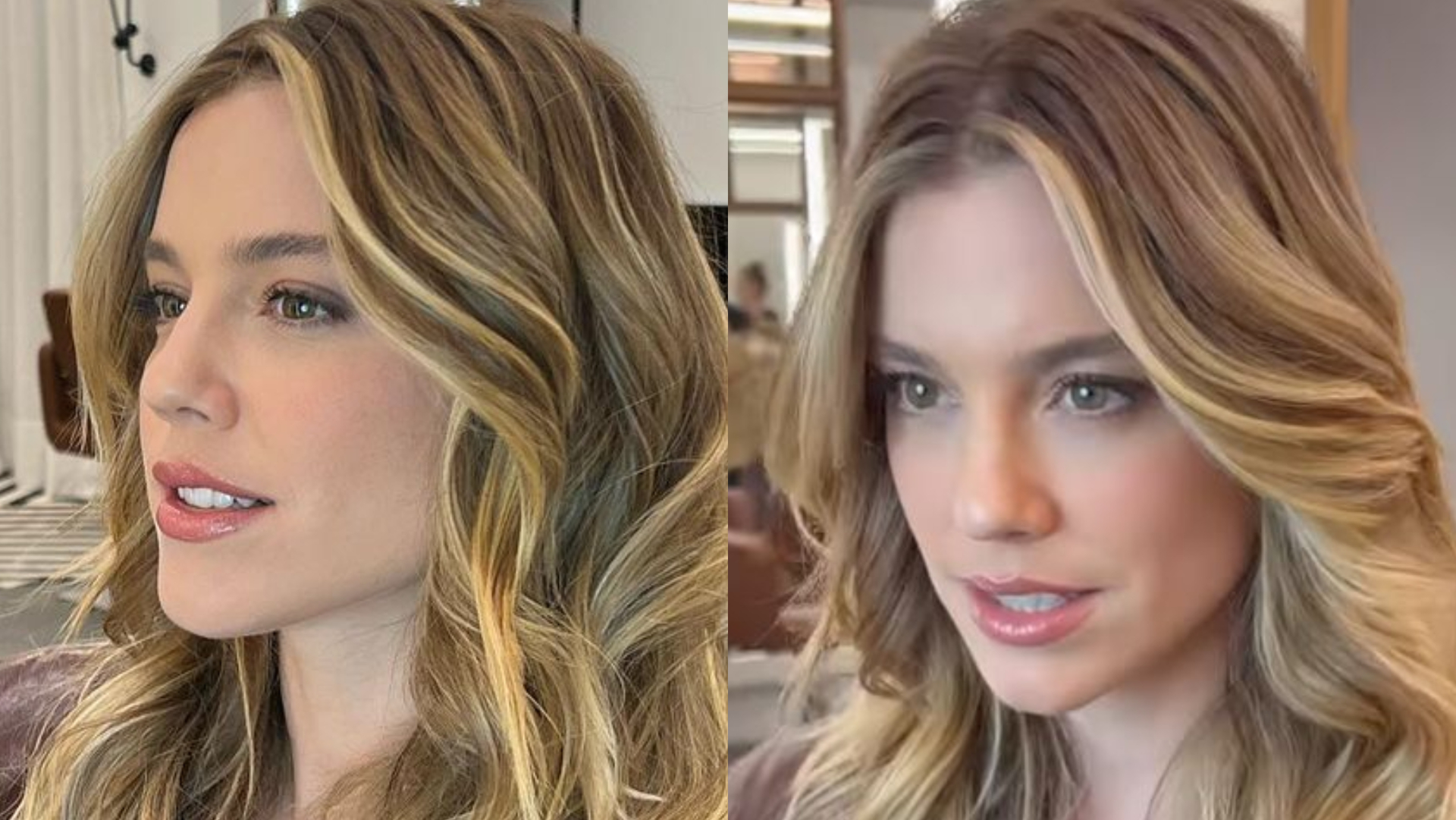 Alice Wegmann aposta em novo visual e exibe fios mais loiros
