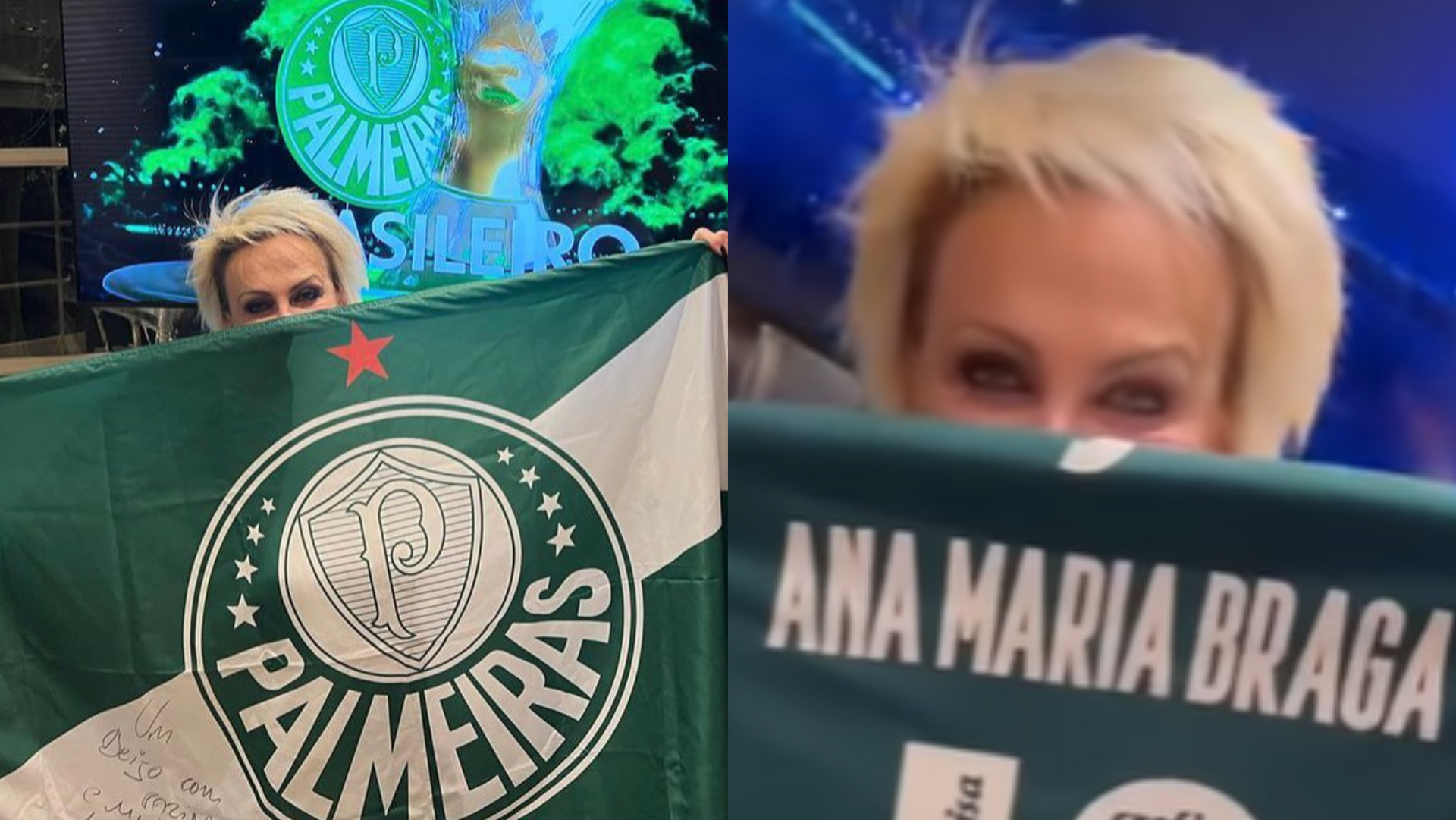 Ana Maria Braga comemora vitória do Palmeiras no Campeonato Brasileiro: ”Gostinho especial”
