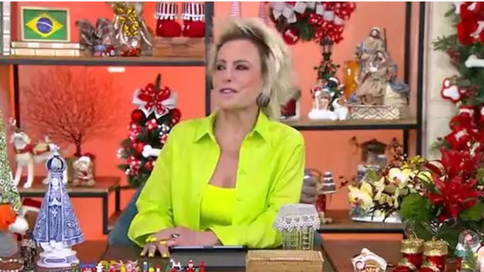 Ana Maria Braga fala da cirurgia ao voltar para o trabalho na TV