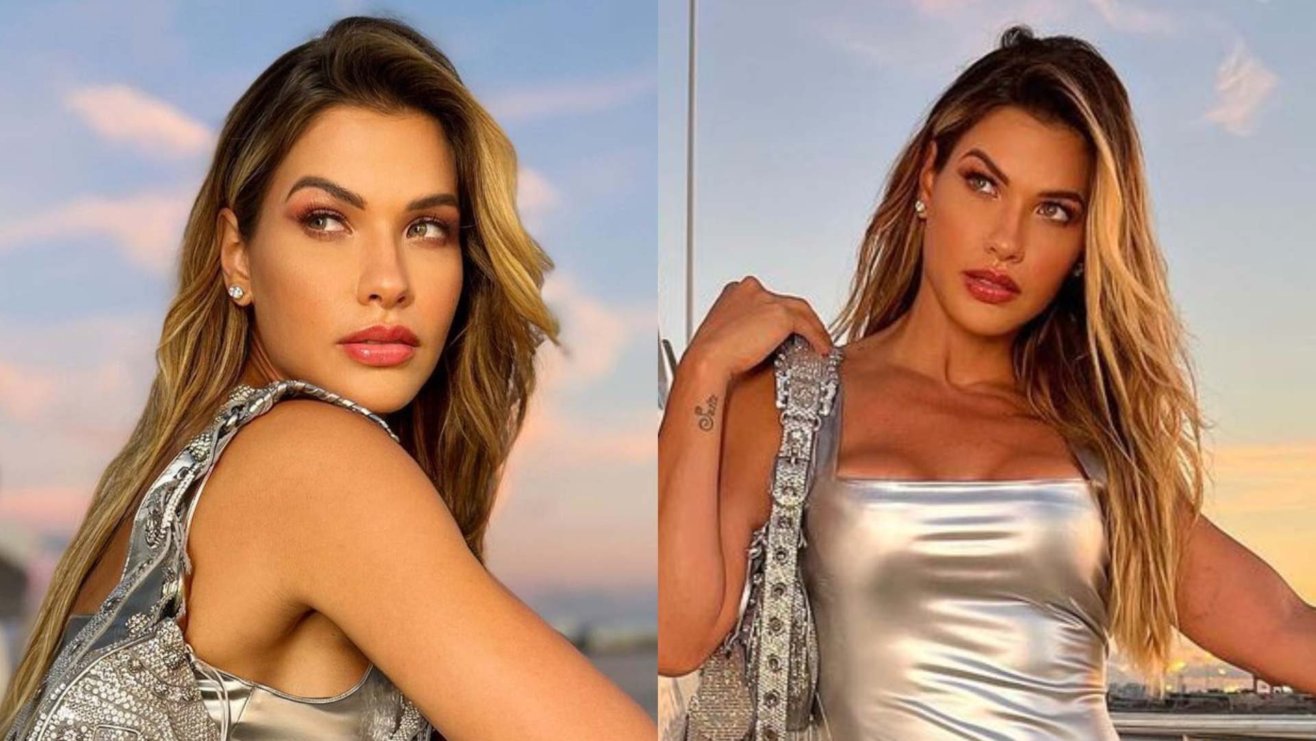 Andressa Suita esbanja beleza ao surgir com look justinho em barco: ”Espetáculo de mulher”