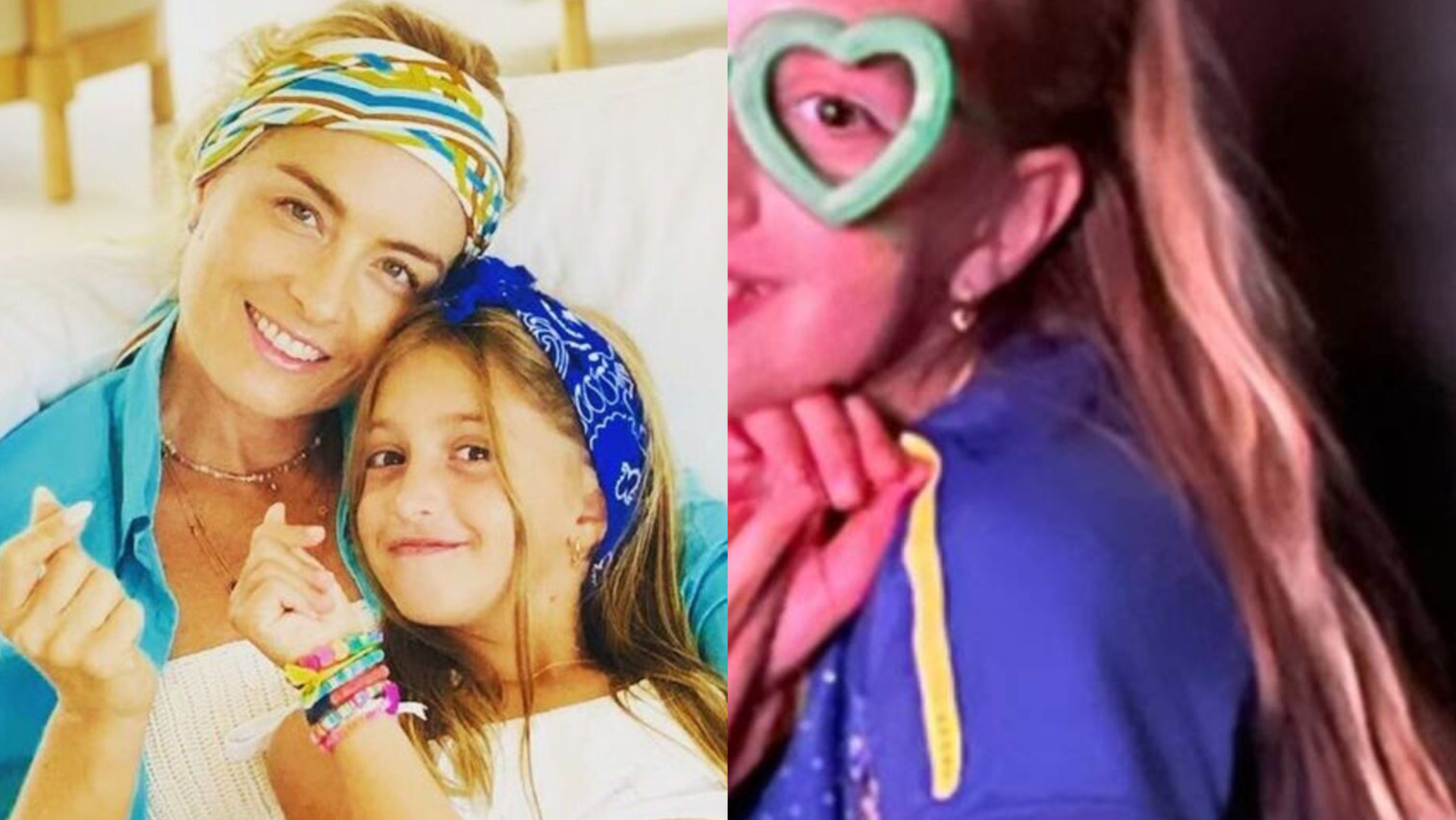 Angélica encanta ao mostrar a filha caracterizada para o jogo do Brasil