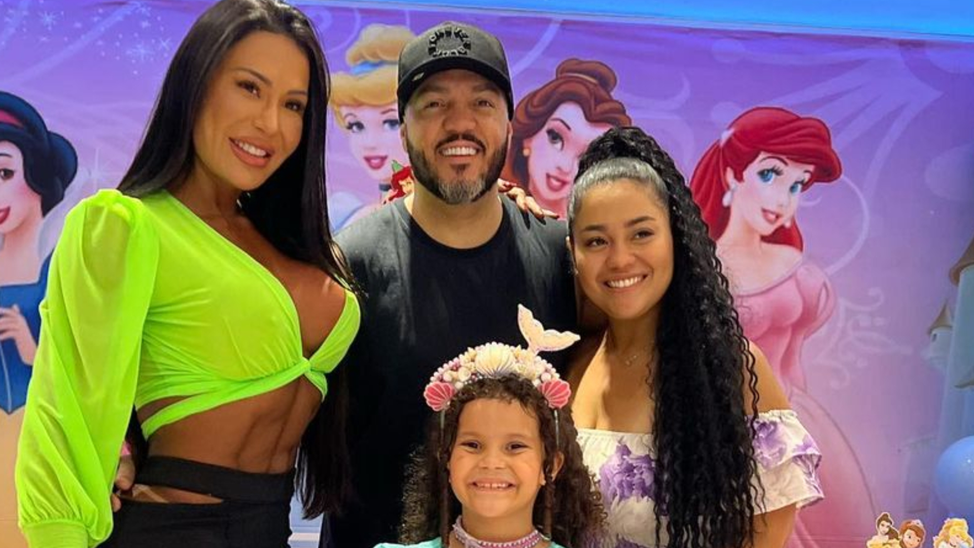 Neta de Belo ganha aniversário de princesa para os seus 6 anos: ”Amo demais”