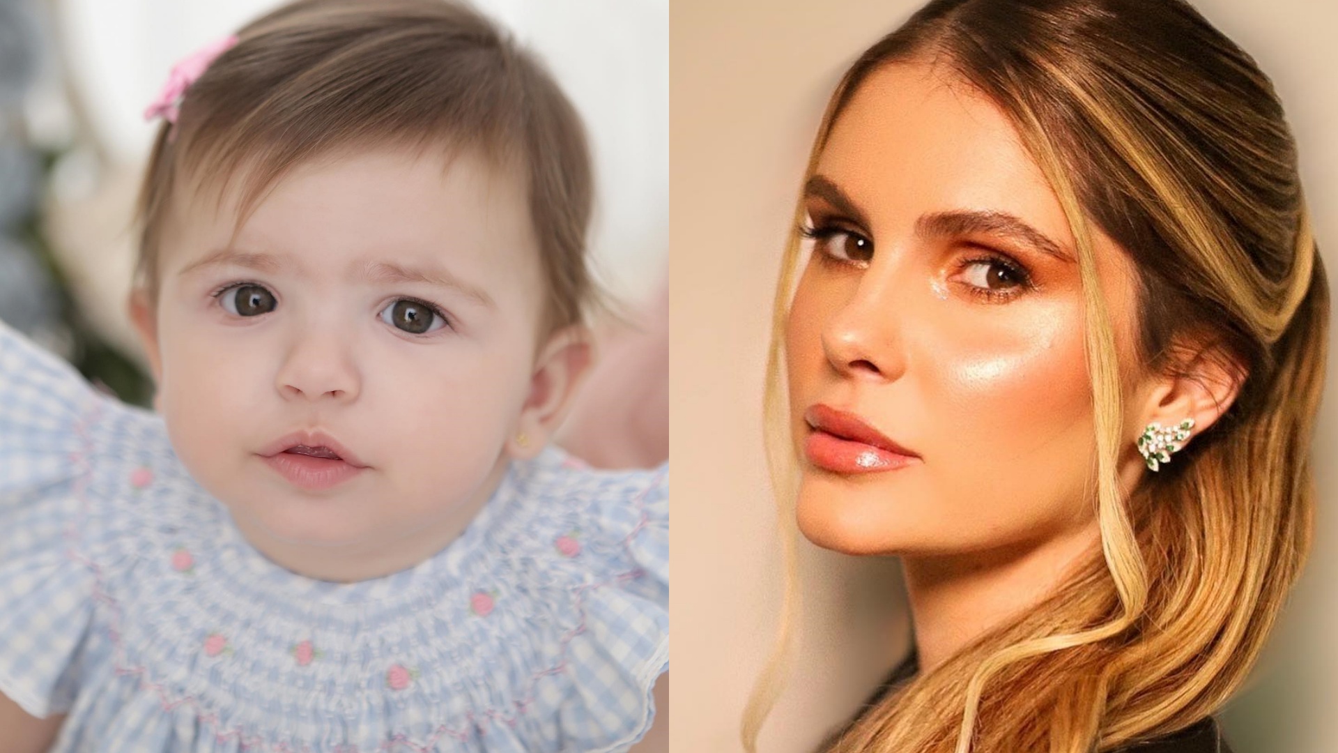 Com cliques encantadores, Bárbara Evans comemora mesversário da filha: “Vivo por você”