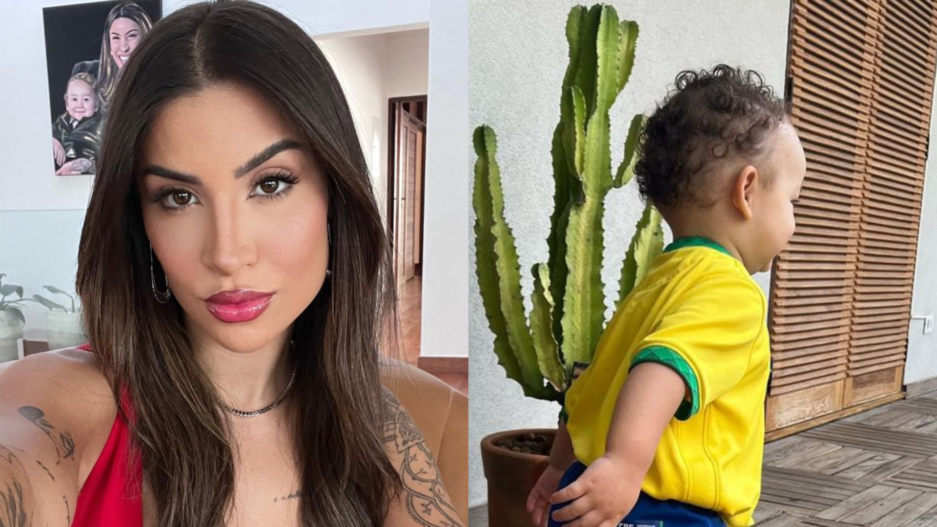 Indignada, Bianca Andrade rebate comentário de internauta sobre o filho: ”Homofobia descarada”