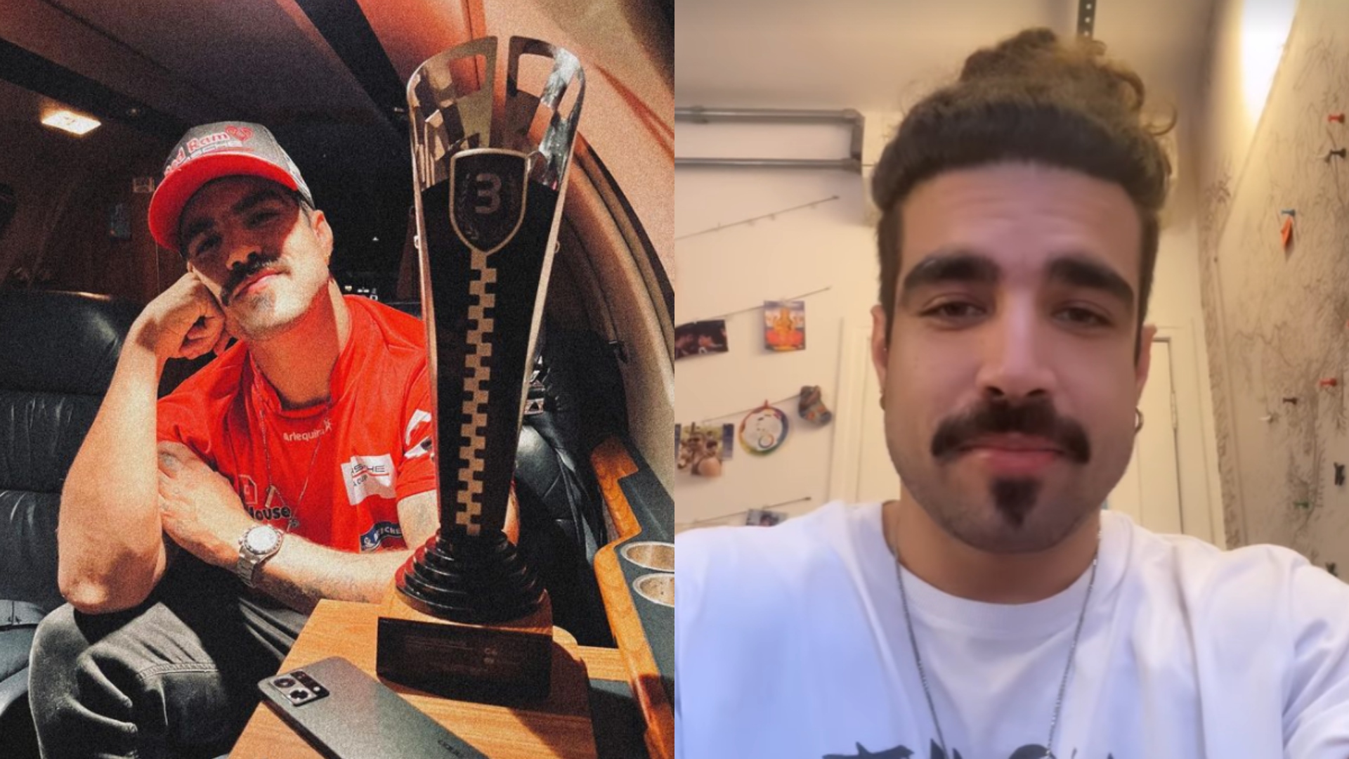 Caio Castro se pronuncia e tranquiliza seguidores depois de acidente em prova em Interlagos