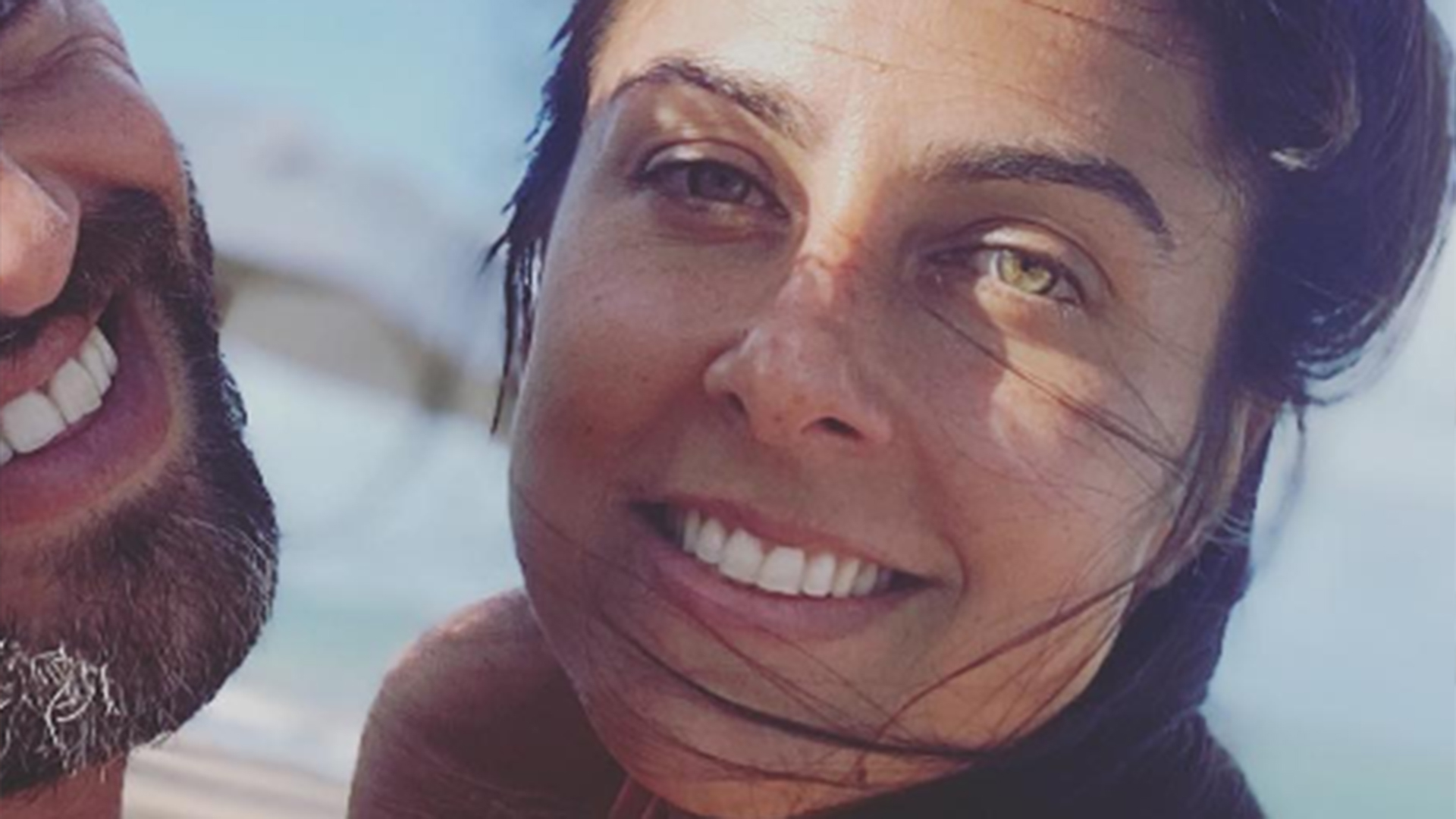 Carol Barcellos exibe foto inédita com o marido: ‘Sorte a minha’