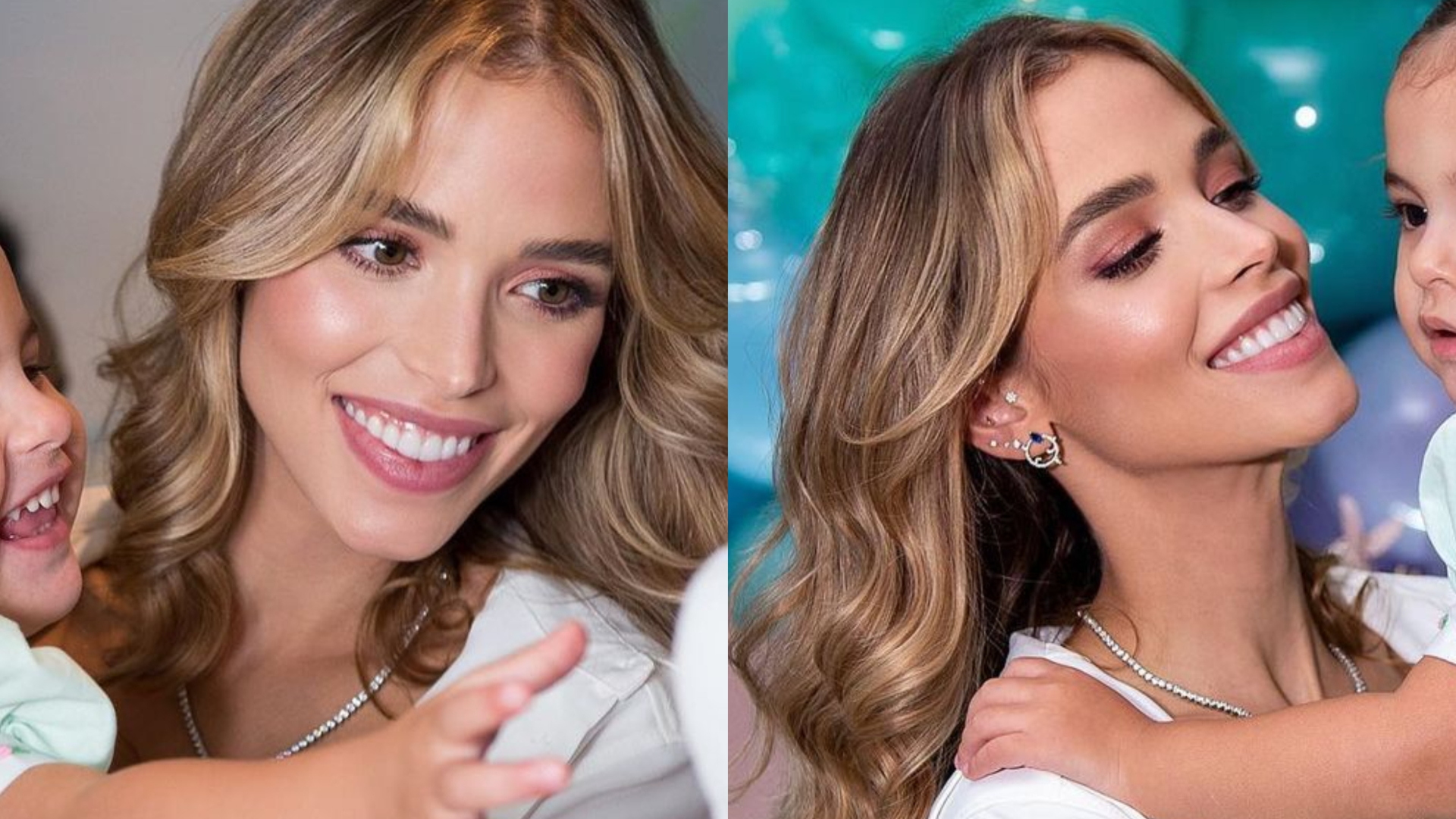 Grávida, Carol Dias se derrete ao surgir com a herdeira, Esther: ”Meu mundo”