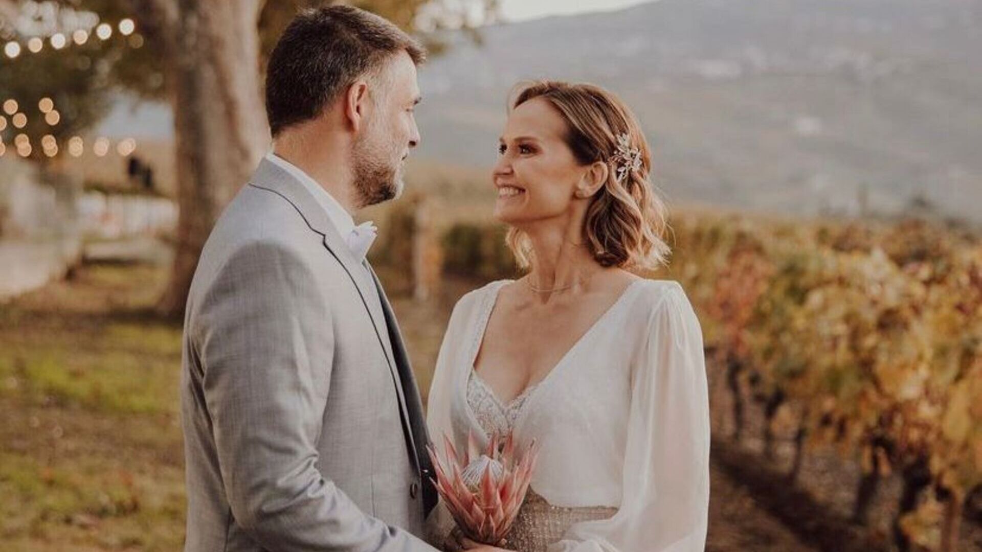 Fernanda Rodrigues publica as primeiras fotos de seu casamento com Raoni Carneiro