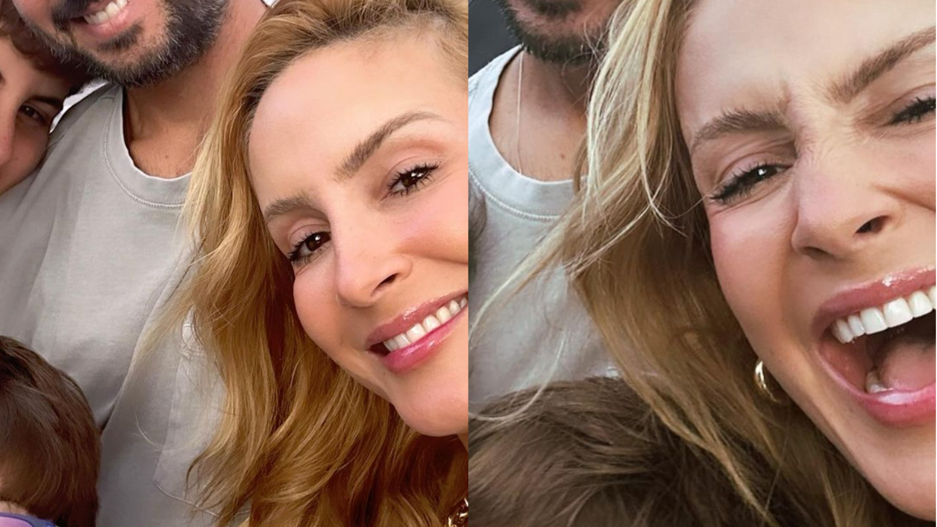 Claudia Leitte encanta ao mostrar foto rara com os três filhos e o marido: ”Lindos demais”