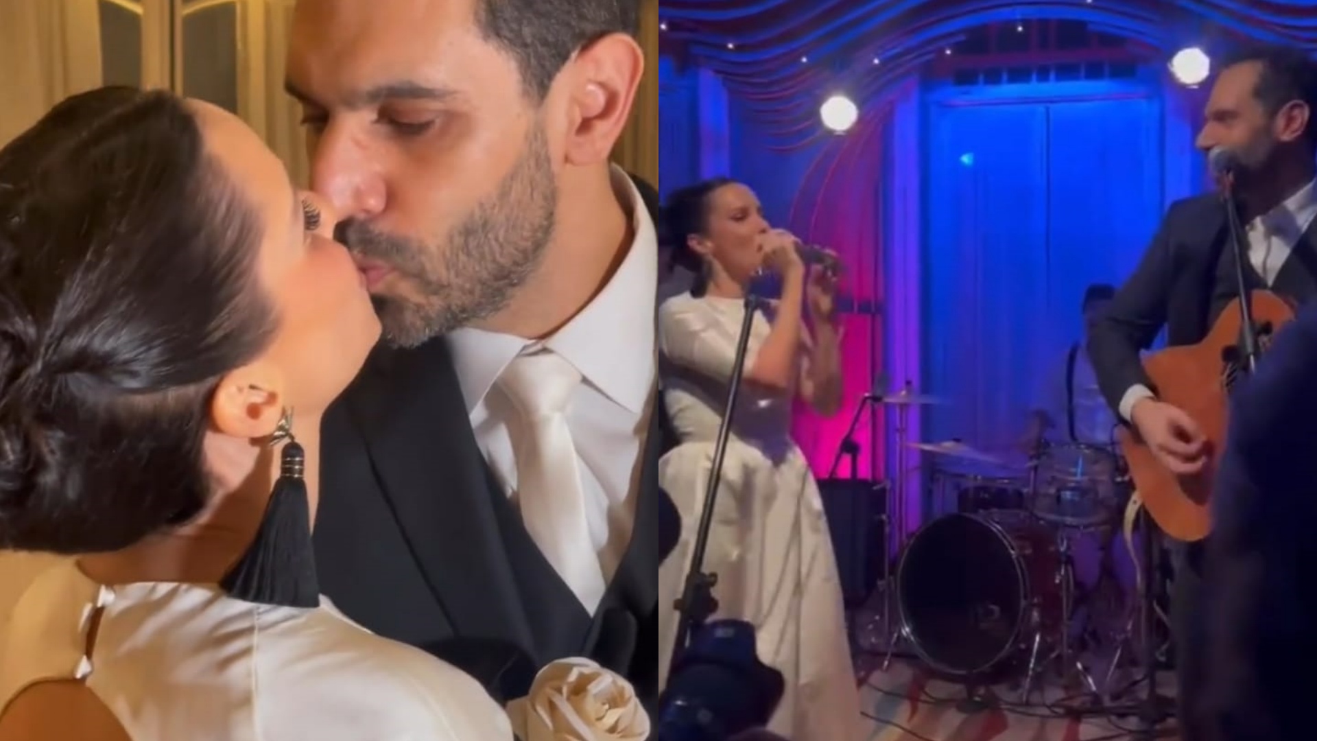 Débora Falabella se declara ao mostrar detalhes de seu casamento com Fernando Fraiha