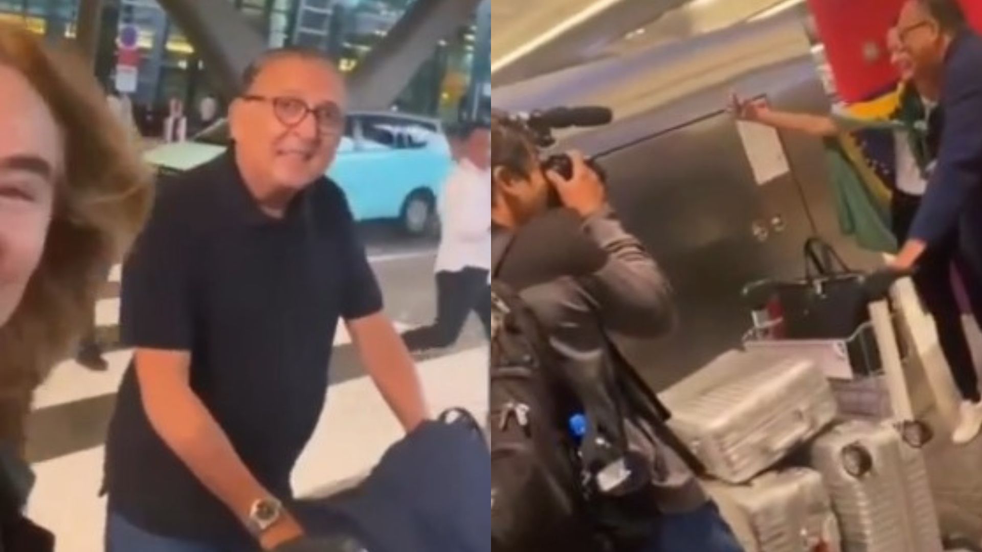 Galvão Bueno mostra os bastidores de sua chegada no Catar