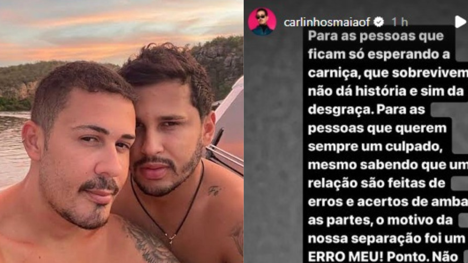 Carlinhos Maia faz desabafo e dispara: “O erro é meu!”
