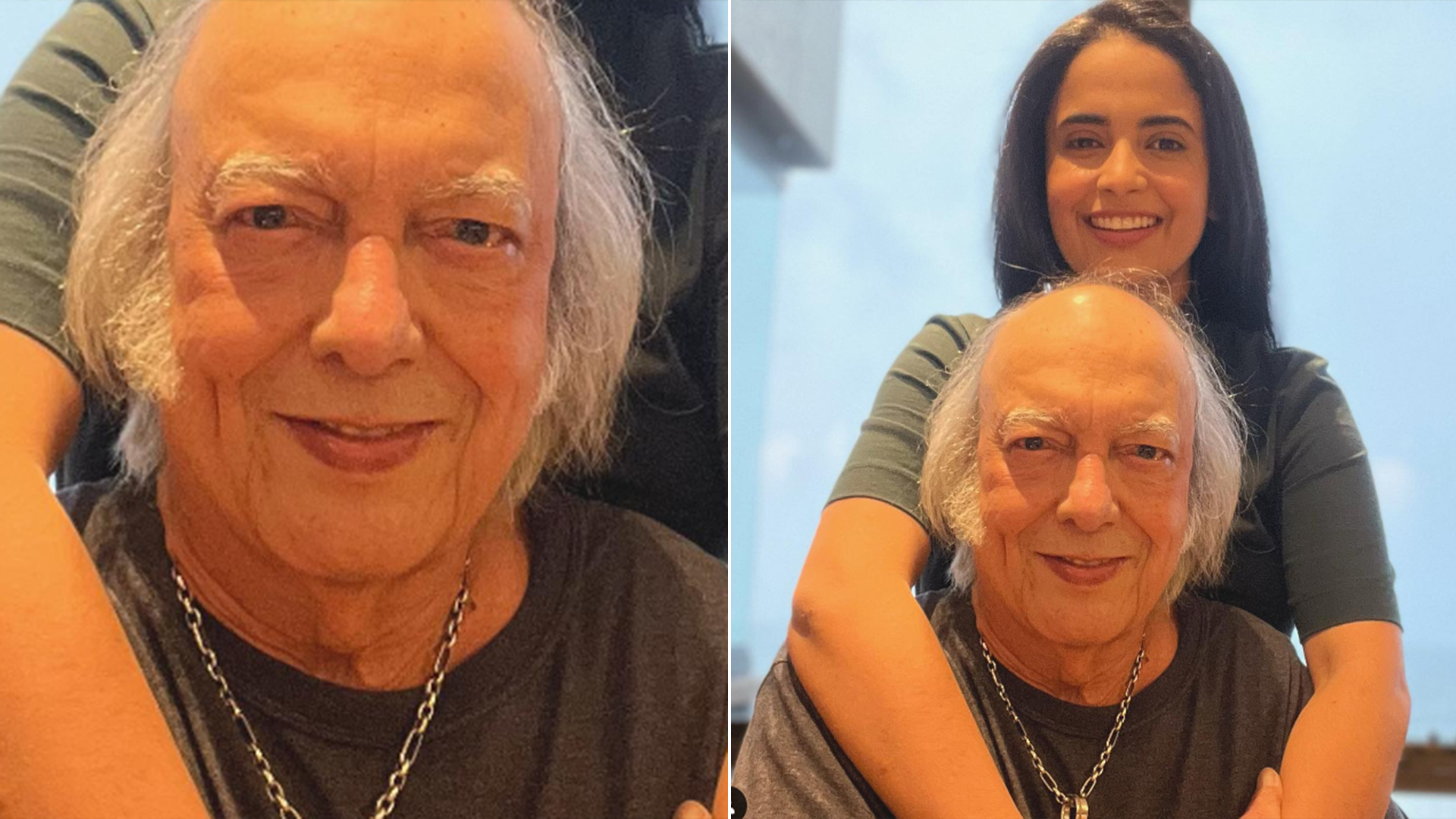 Viúva de Erasmo Carlos fez homenagem comovente: ‘Gostaria de te proteger de tudo’