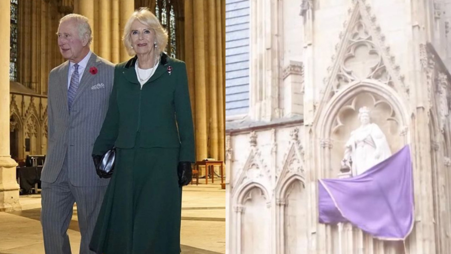 Com confusão e presença do Rei Charles III, estátua de Rainha Elizabeth II é inaugurada