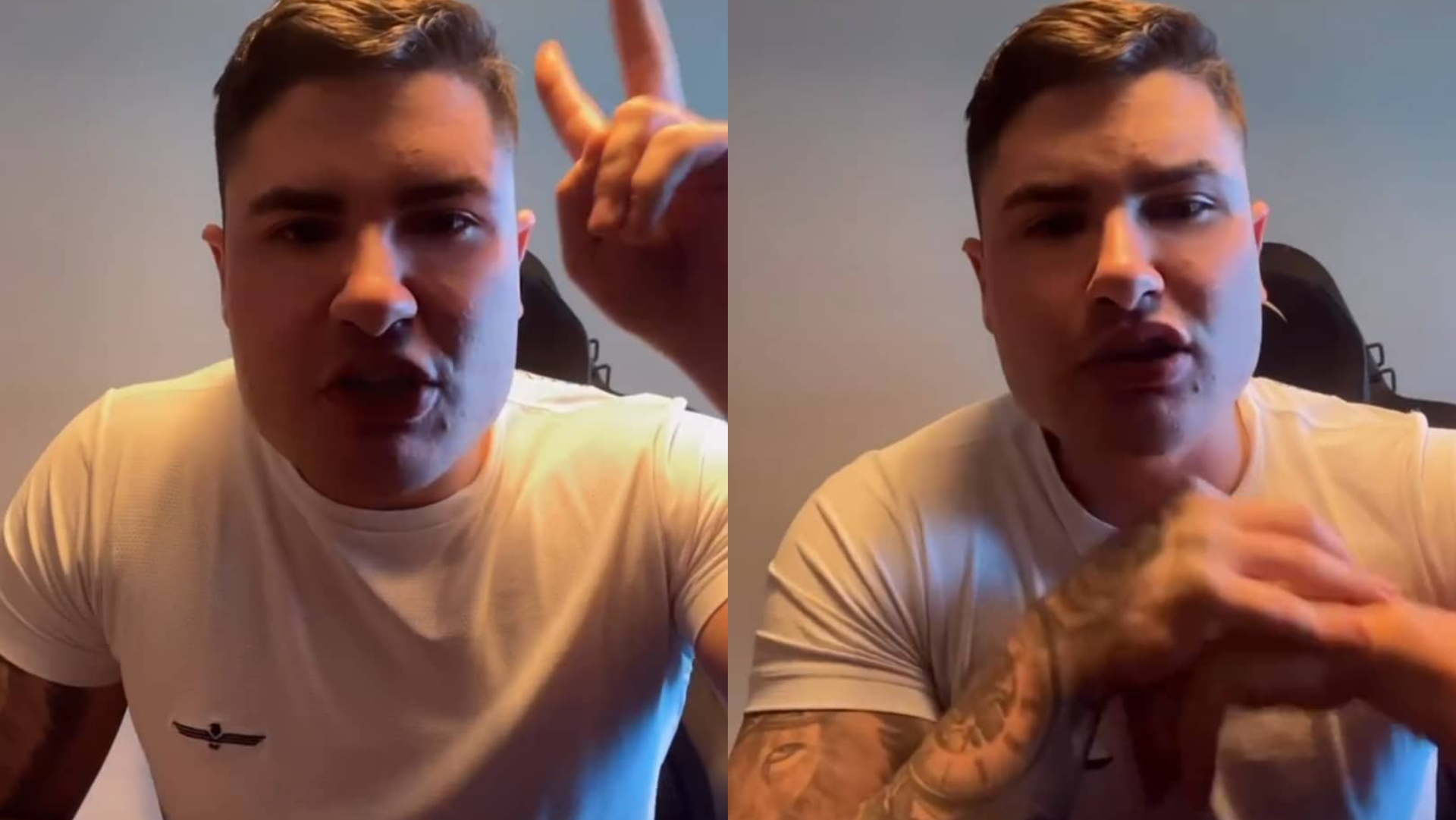 Após últimos acontecimentos, Lucas Souza surge indignado e dispara: ”Mas convivam com ela”