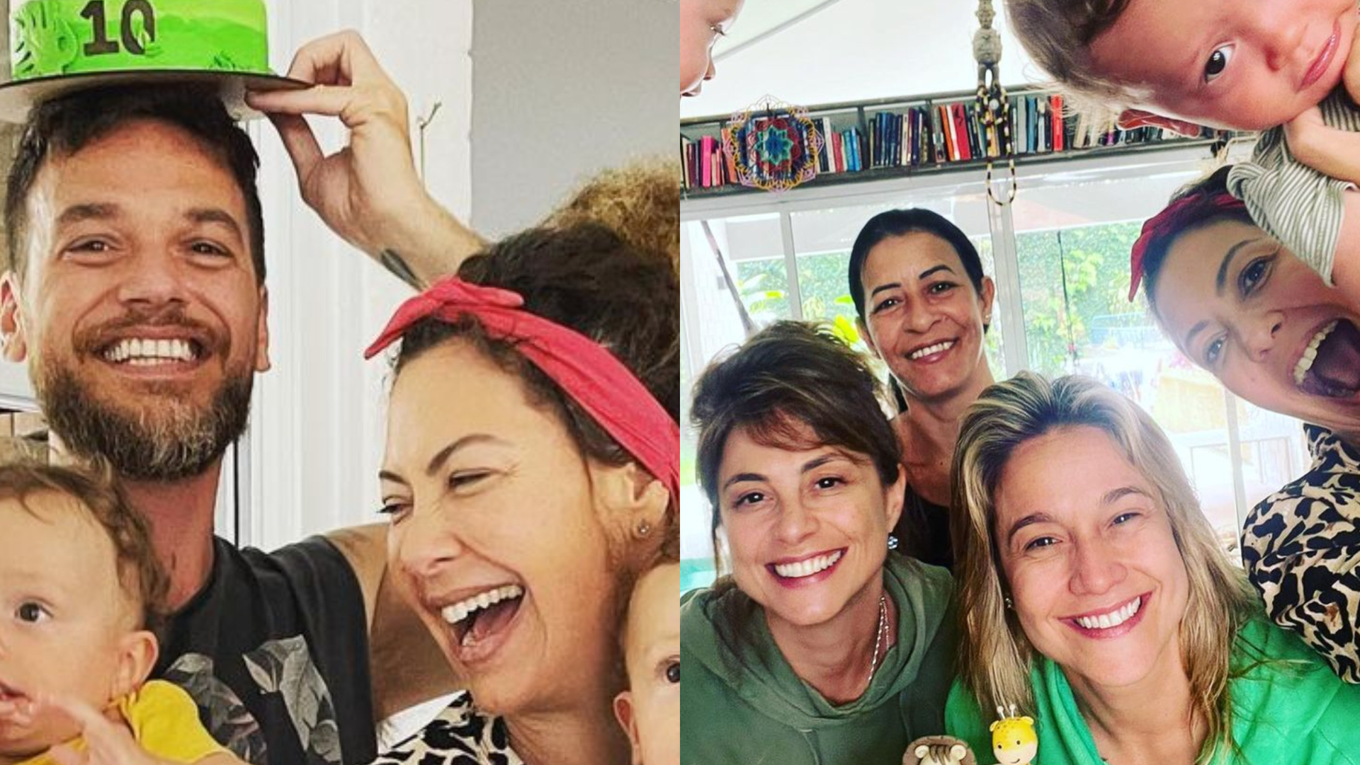 Fabiula Nascimento e Emilio Dantas celebram 10 meses dos filhos gêmeos