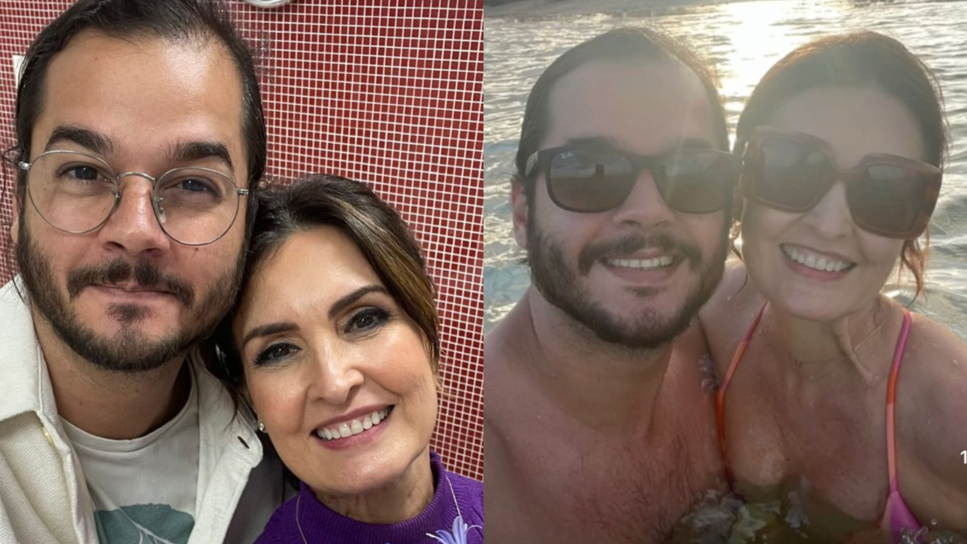 Fátima Bernardes ganha surpresa de Túlio Gadêlha em aniversário de namoro