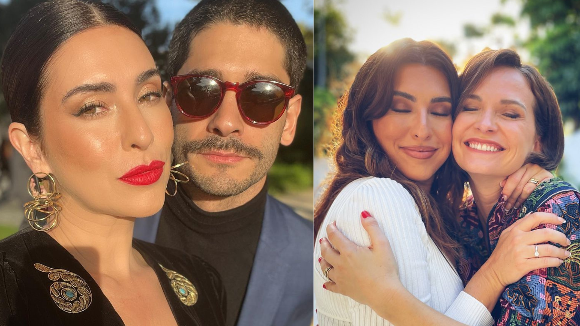Fernanda Paes Leme aparece ao lado do noivo, Victor Sampaio, e encanta seguidores