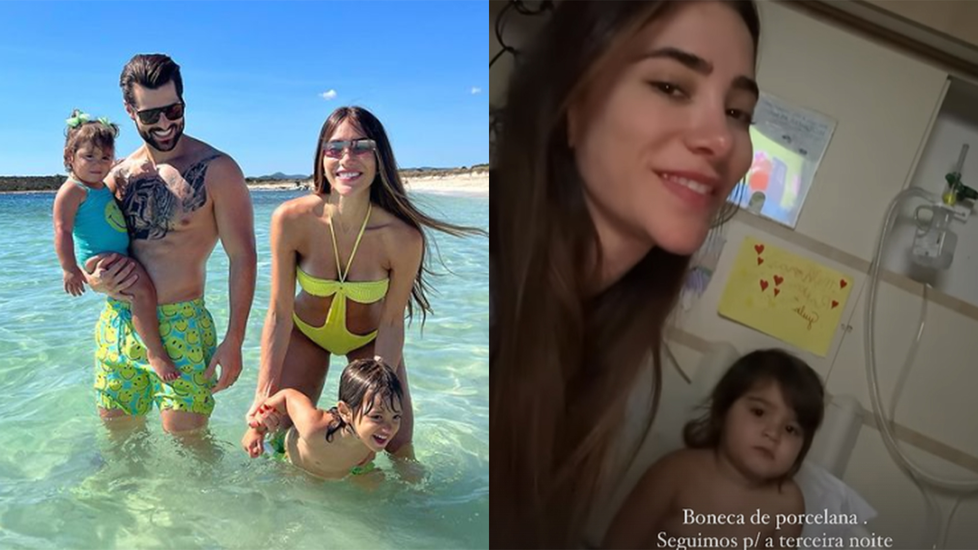Filha caçula de Alok e Romana Novais é internada