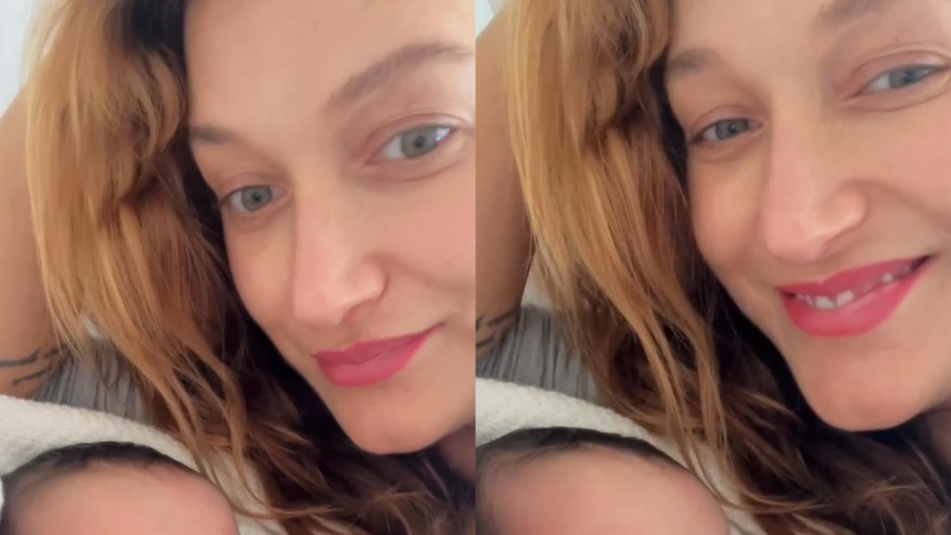 Gabriela Pugliesi surge em momento encantador ao lado do filho recém-nascido: “É ter tudo aqui”