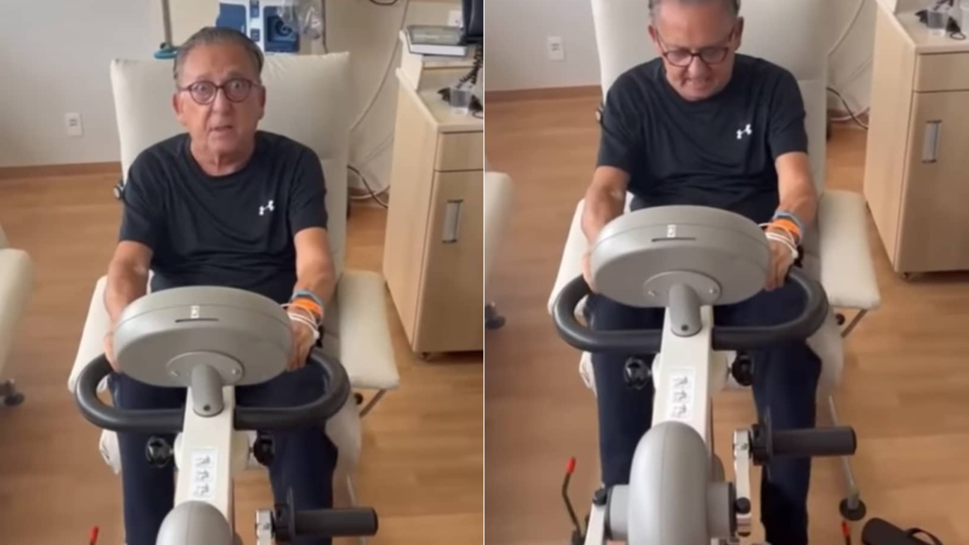 Galvão Bueno é internado após testar positivo para covid-19: ”Remédio nenhum”