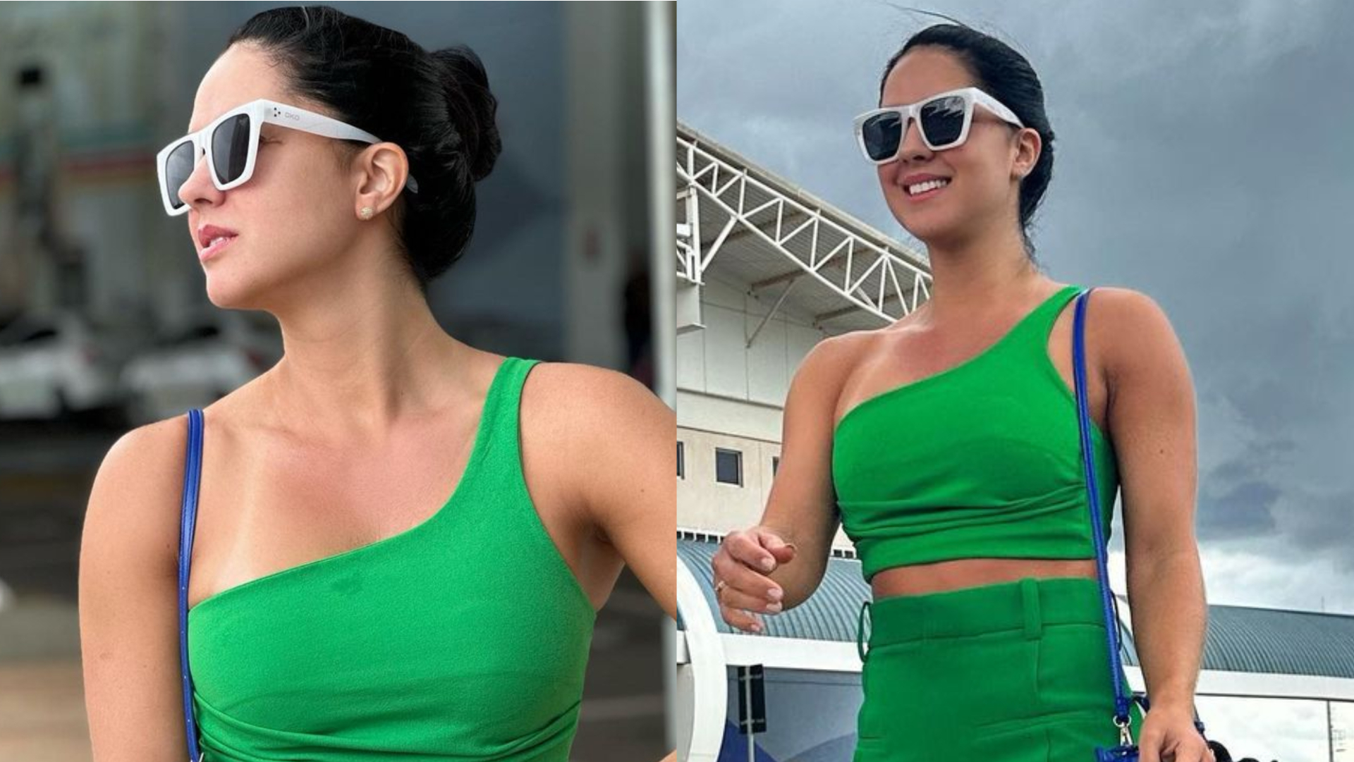 De top e shortinhos, Graciele Lacerda exibe corpaço torneado em clima da Copa: ”Perfeita”