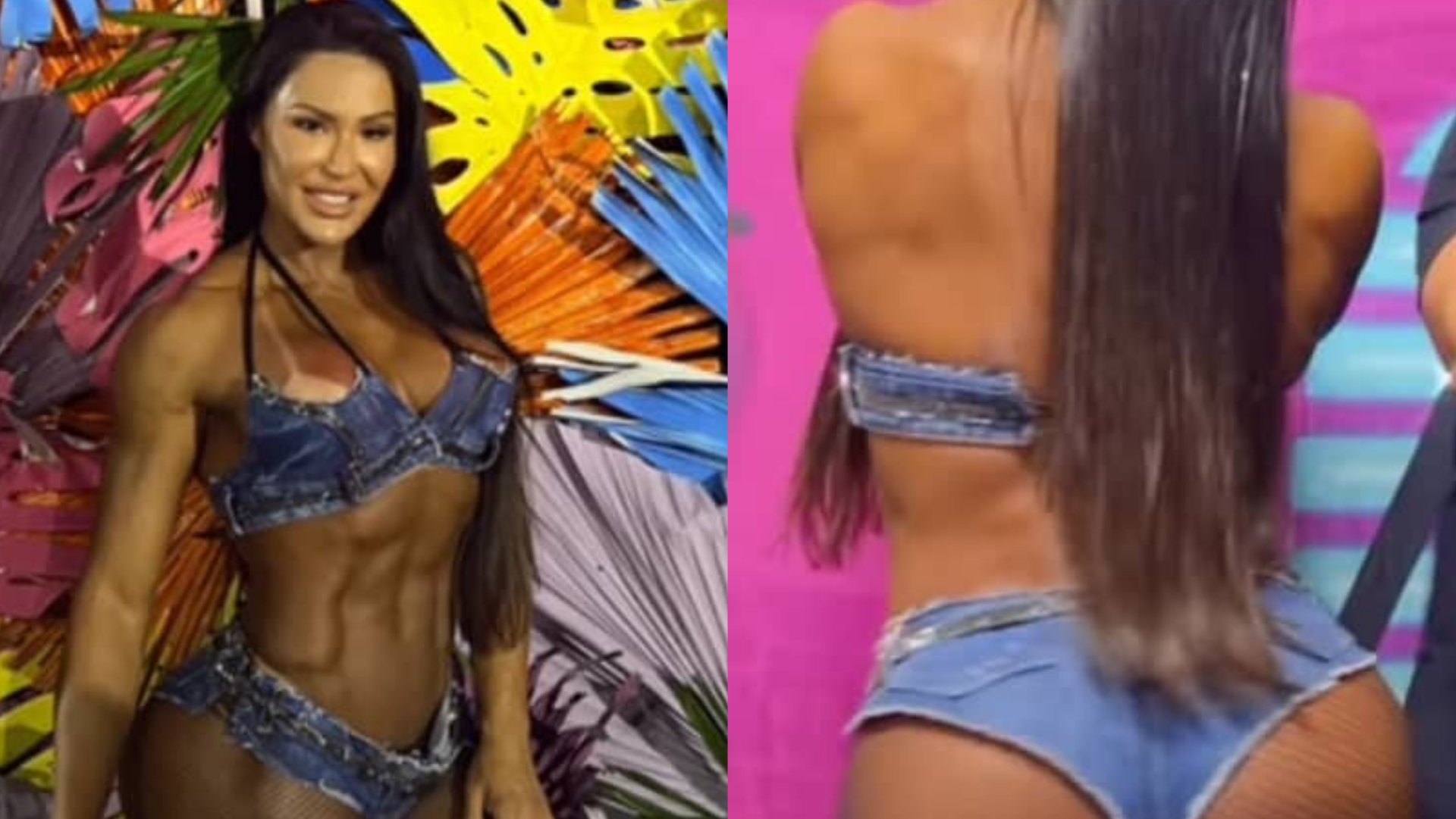 De shorts fio-dental, Gracyanne Barbosa mostra todo o bumbum e choca: ”Arrasou”