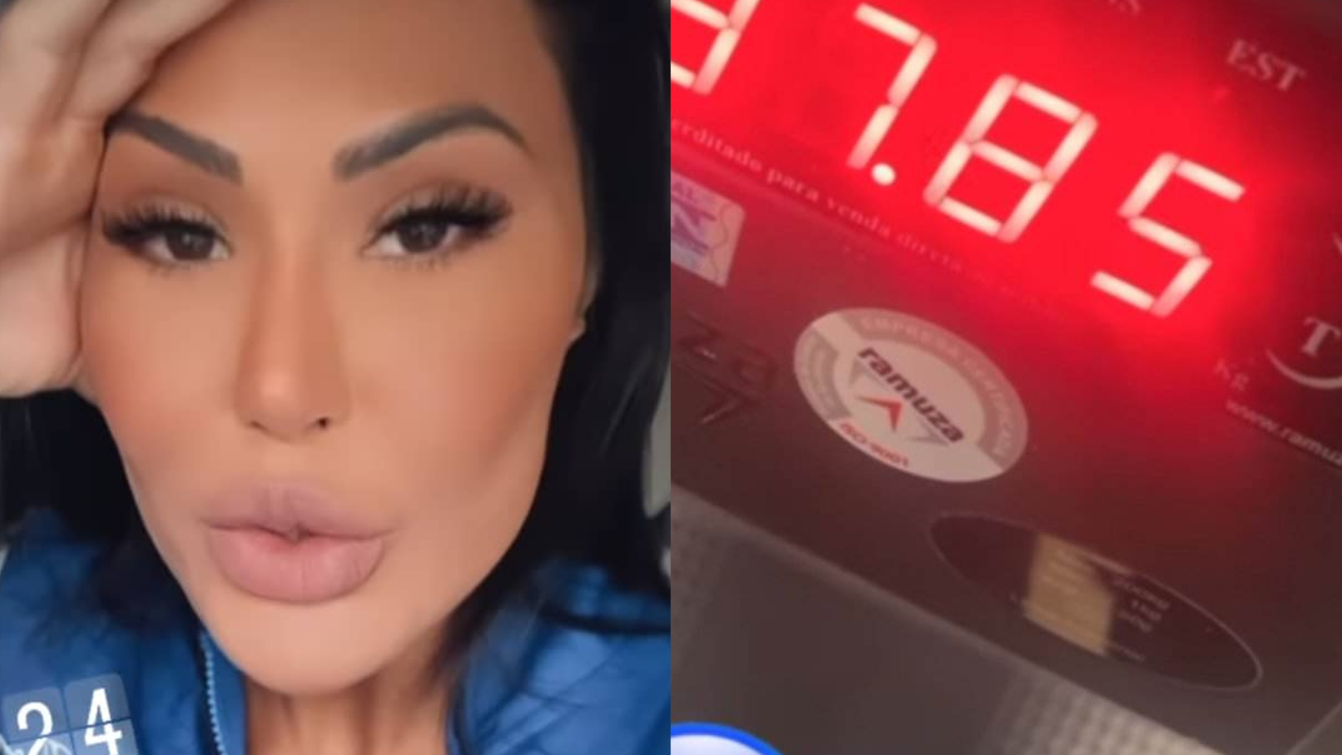 Gracyanne Barbosa se choca ao perceber aumento de peso: ”Não é real”