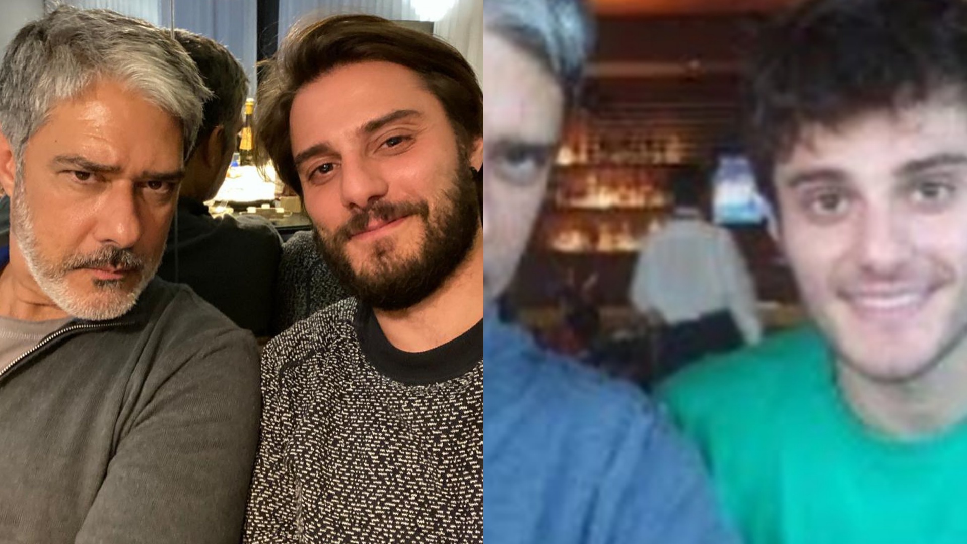 Hugo Bonemer recorda clique antigo ao comemorar o aniversário do primo, William Bonner