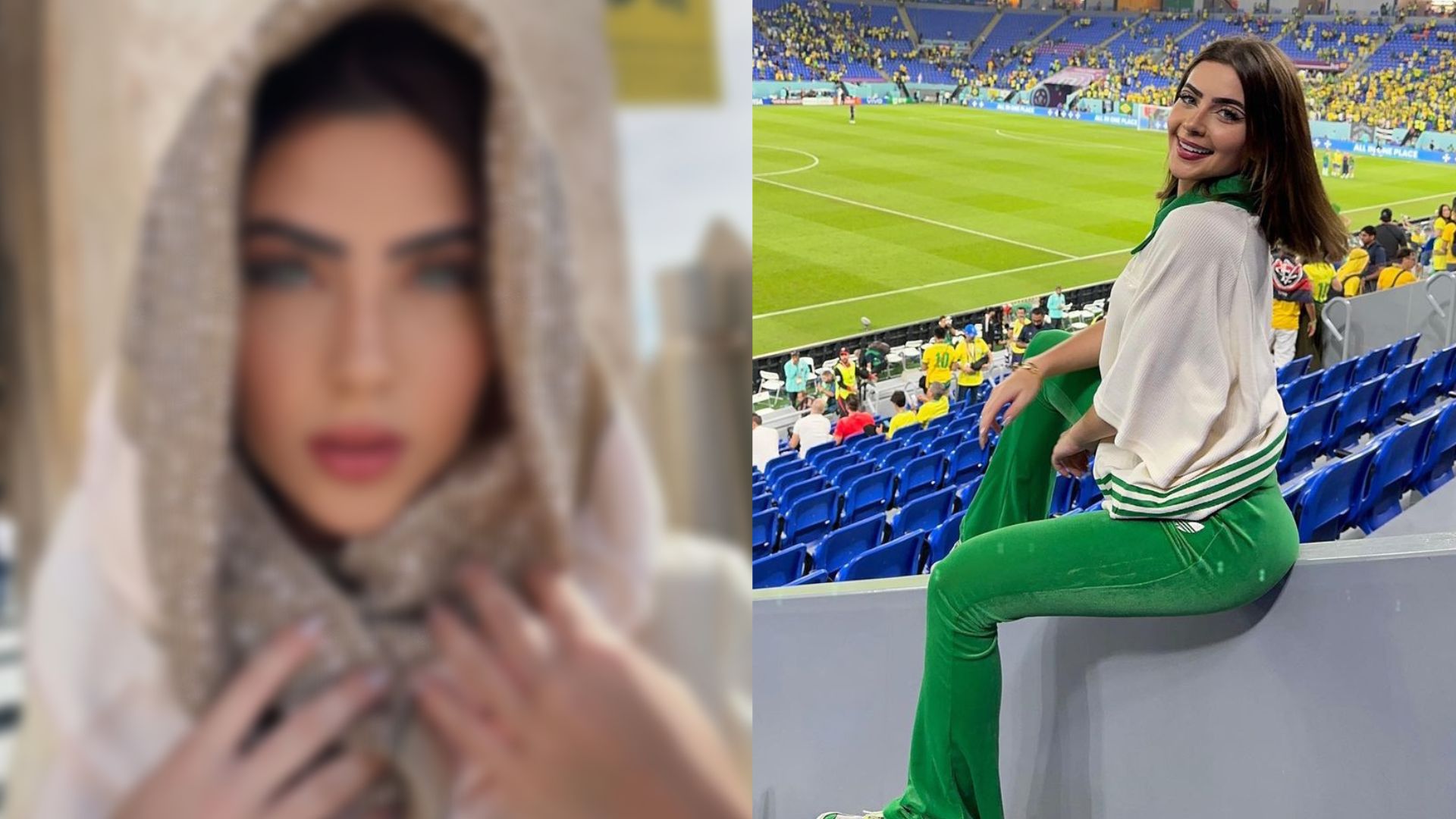 Jade Picon escolhe look típico para usar no Catar e mostra beleza surreal