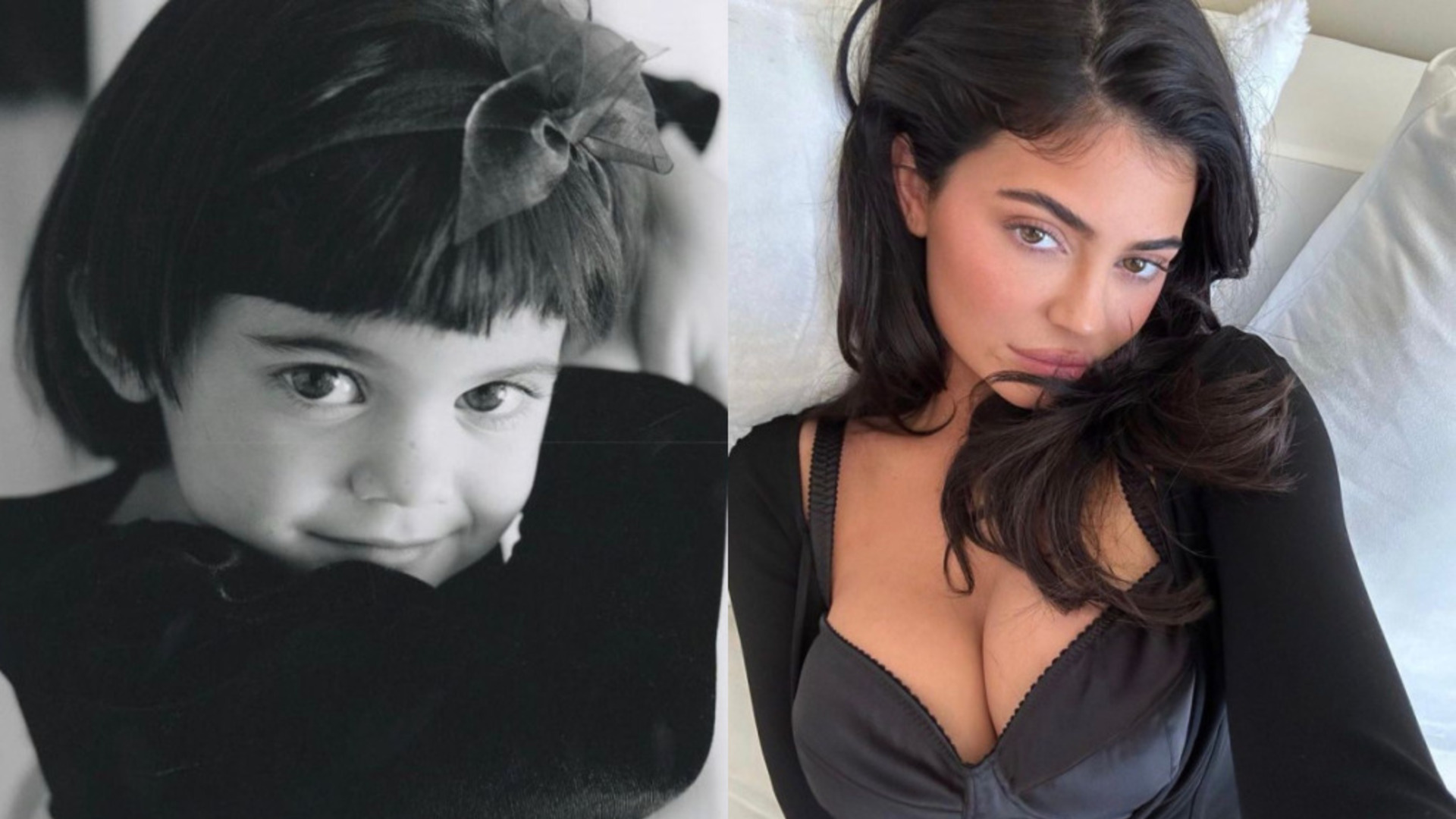 Kylie Jenner compartilha fotos de infância e revela: “Meus filhos têm meus olhos”