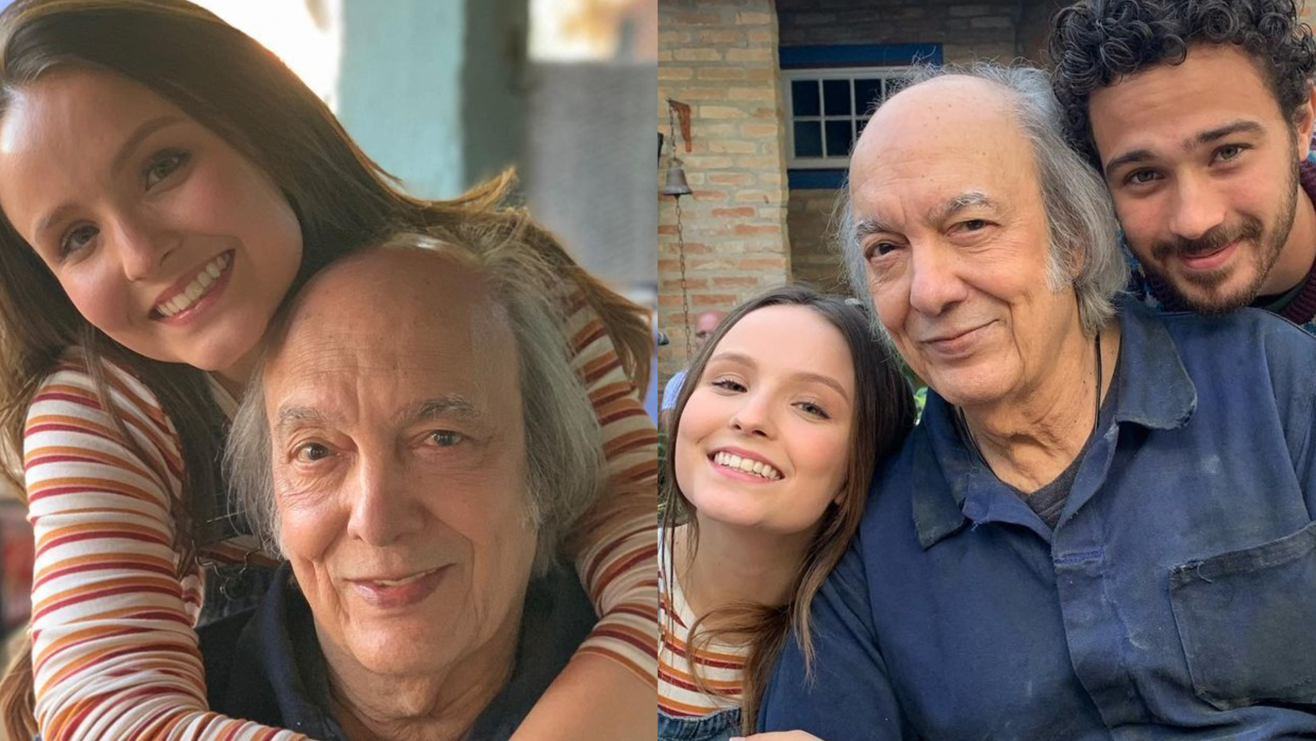 Larissa Manoela fala sobre ter sido ‘neta fictícia’ de Erasmo Carlos: ”Presente na minha vida”