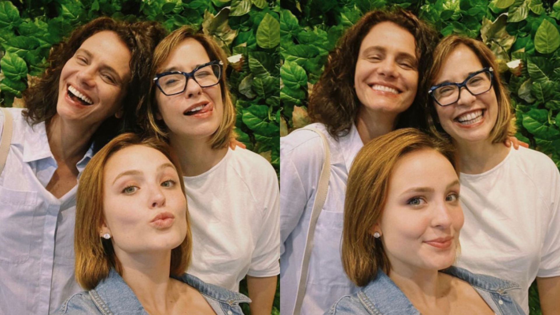Larissa Manoela mata a saudade de colegas da novela “Além da Ilusão”, Paloma Duarte e Malu Galli