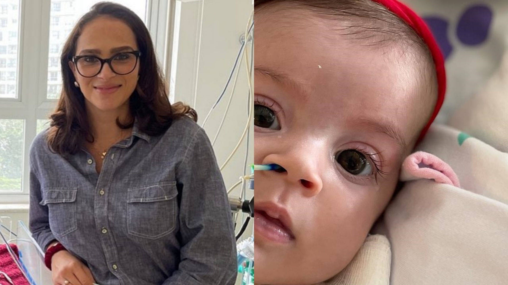 Mulher de Juliano Cazarré atualiza quadro de saúde da filha, que está na UTI: “Se recuperando”