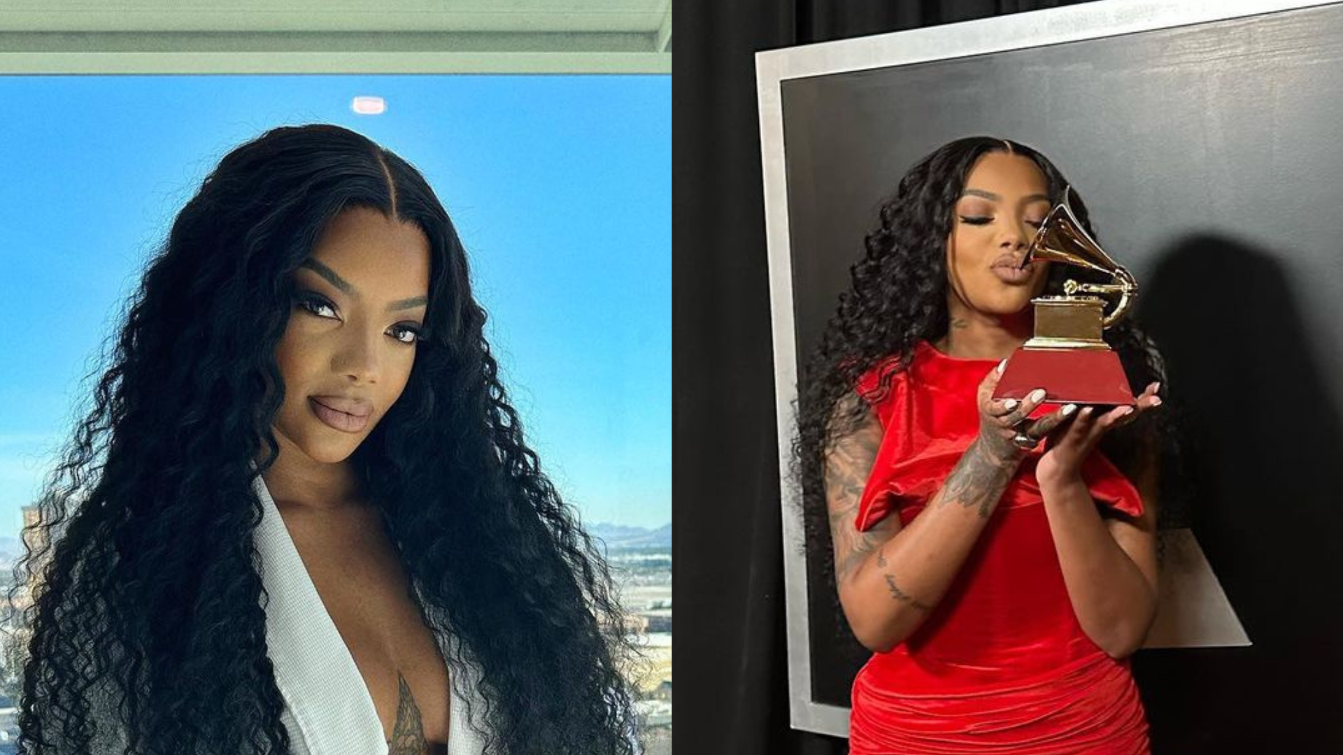 Ludmilla aparece só de roupão após ganhar Grammy Latino 2022