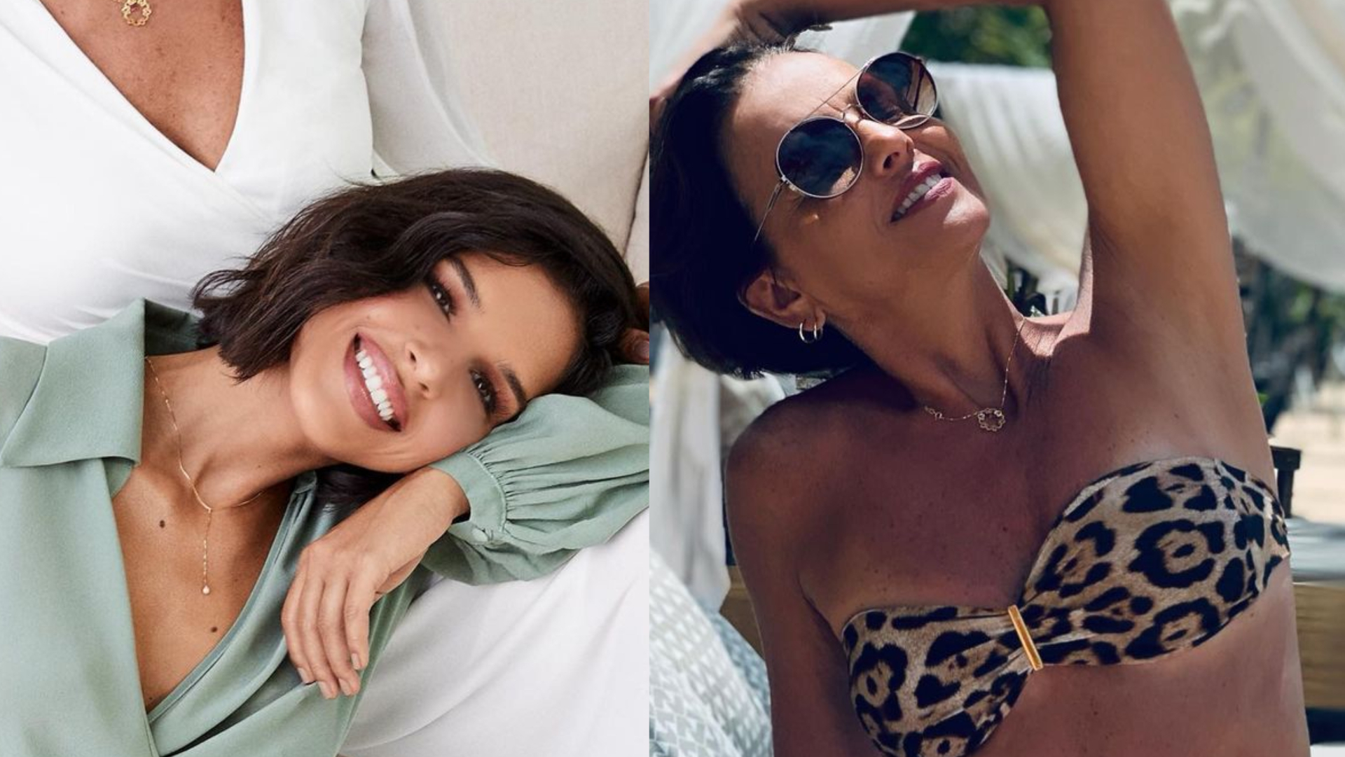 Mãe de Mariana Rios surge de biquíni e choca com beleza: ”Linda mulher”
