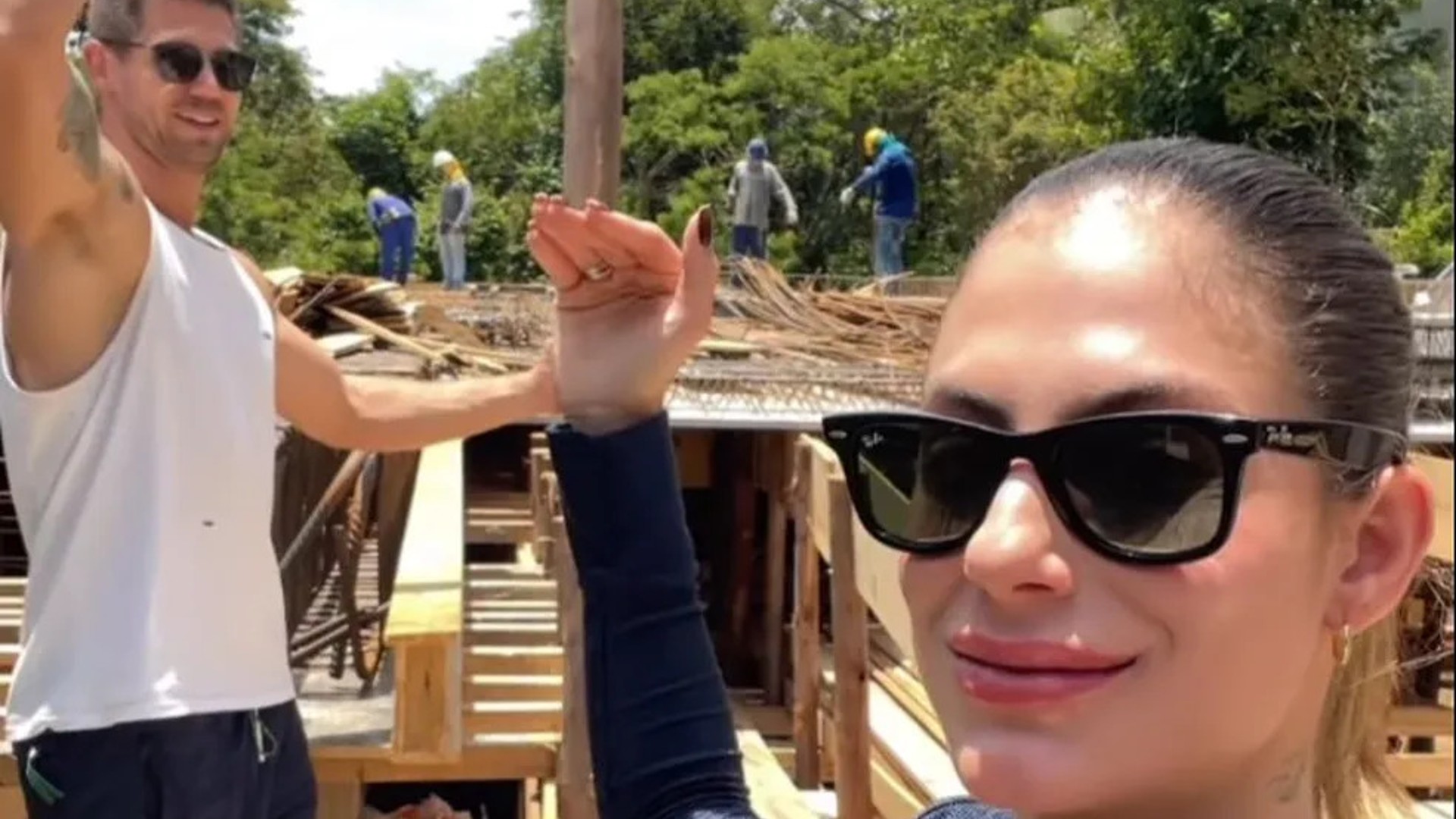 Mari Gonzalez já compartilhou detalhes da mansão que está construindo com Jonas Sulzbach