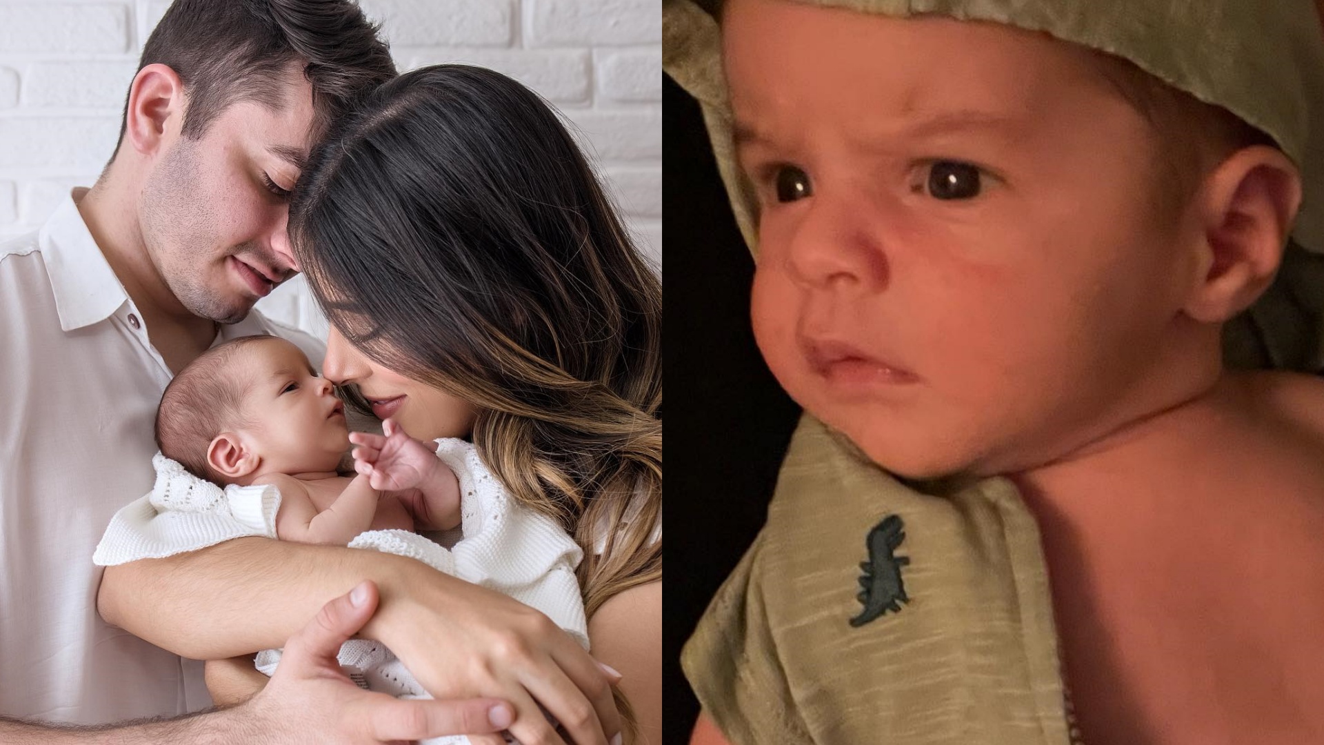 Mulher de Jonas Esticado publica cliques inéditos do filho ao comemorar o seu primeiro mês de vida