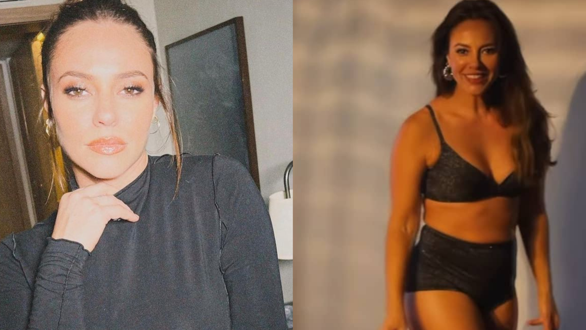 De lingerie, Paolla Oliveira surge em ação em vídeo de ensaio: ”A mais gata”