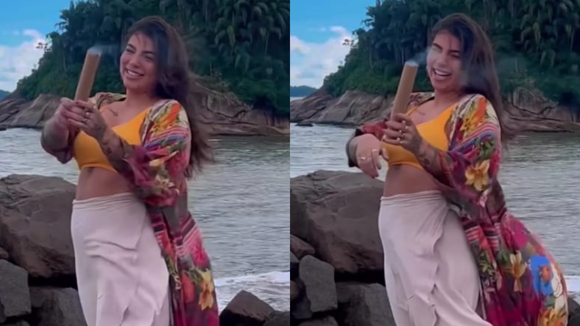 Petra Mattar descobre sexo do primeiro filho e revela nome do bebê