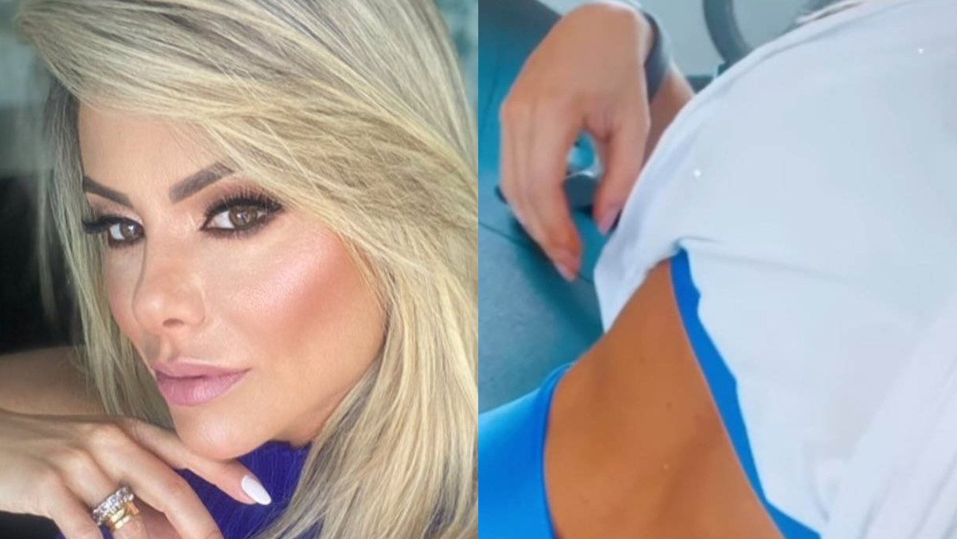 Poliana Rocha levanta camiseta na academia e choca com barriga sarada
