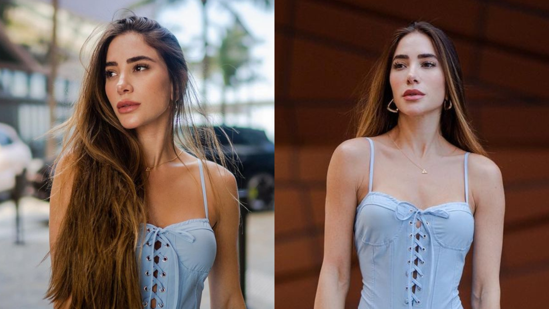 De vestido curtinho, Romana Novais abre álbum de fotos de viagem para Austrália