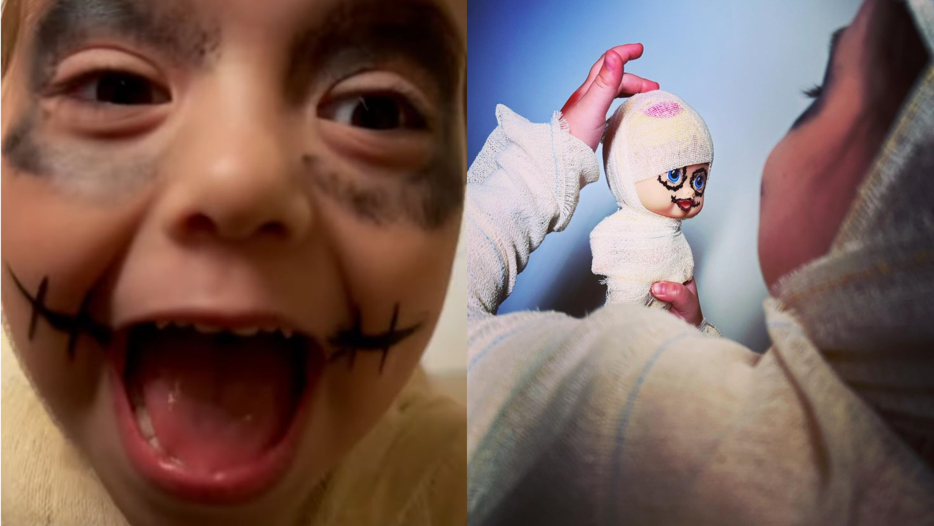 Sabrina Sato posta registros fofos de Zoe fantasiada de múmia e se derrete: ”E a performance?”