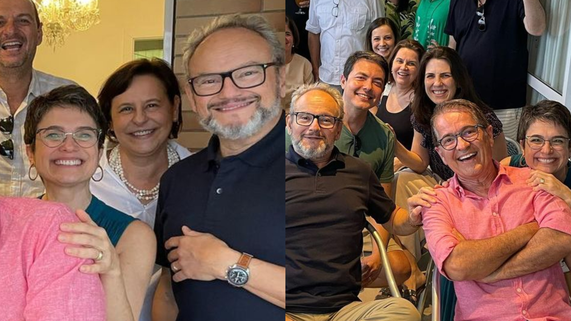 Sandra Annenberg mostra encontro com jornalistas: ”Amigos do trabalho pra vida!”
