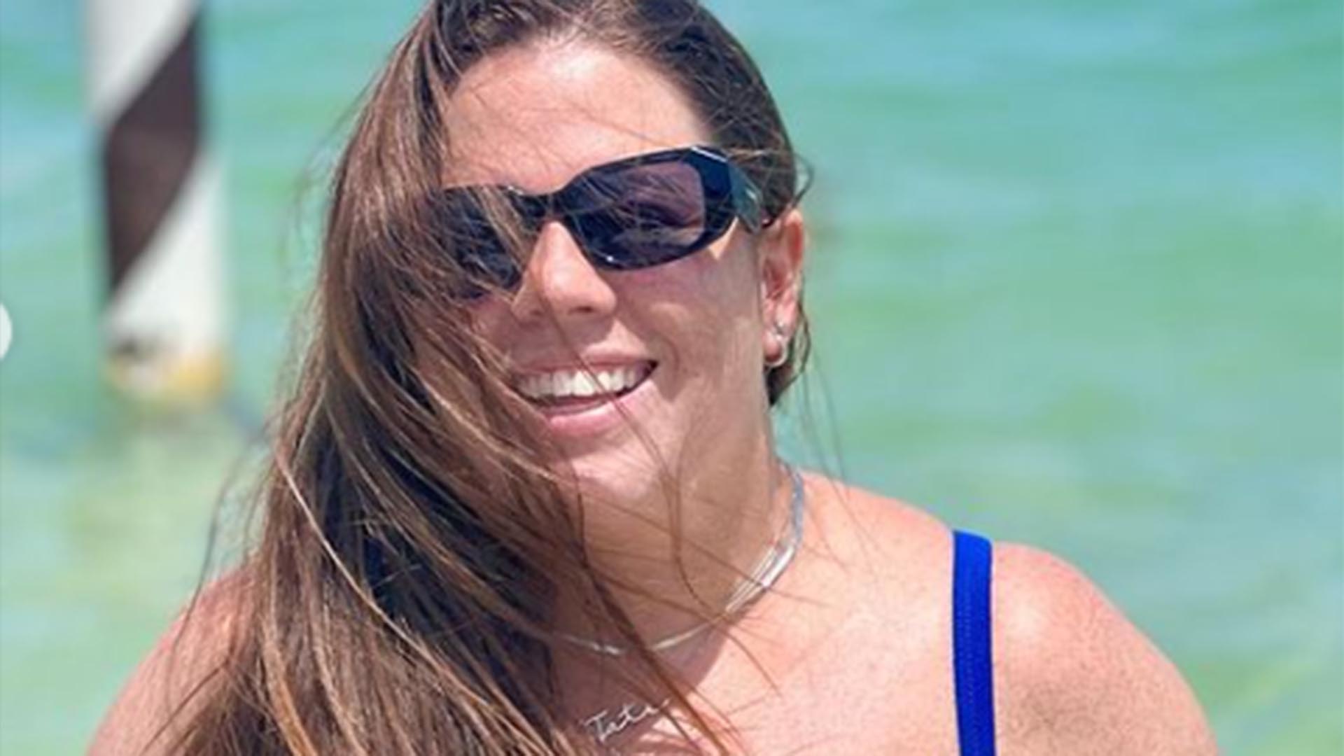 De biquíni, Tati Machado curte viagem de férias para o Ceará